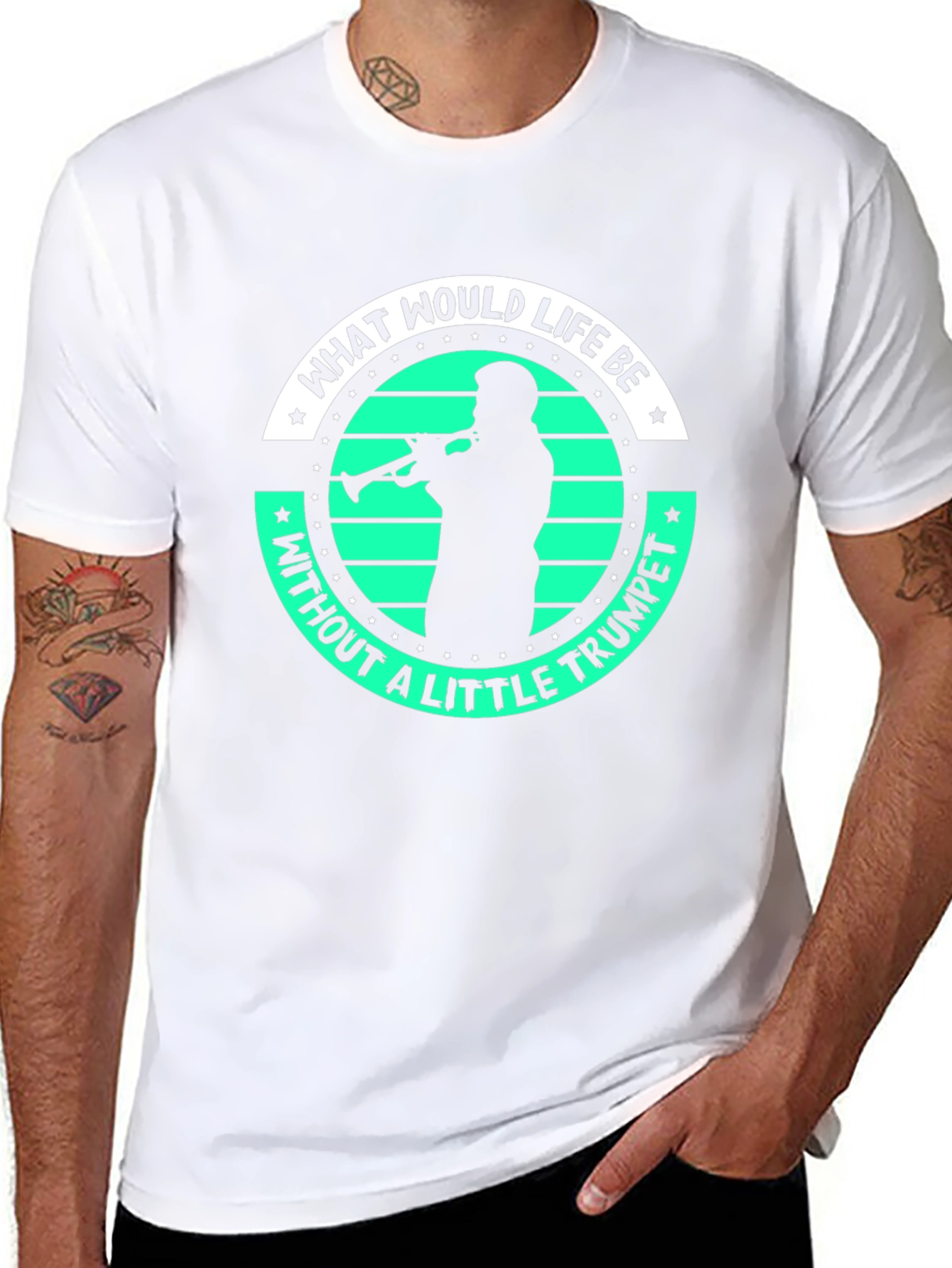 Trumpet Player Graphic T-Shirt