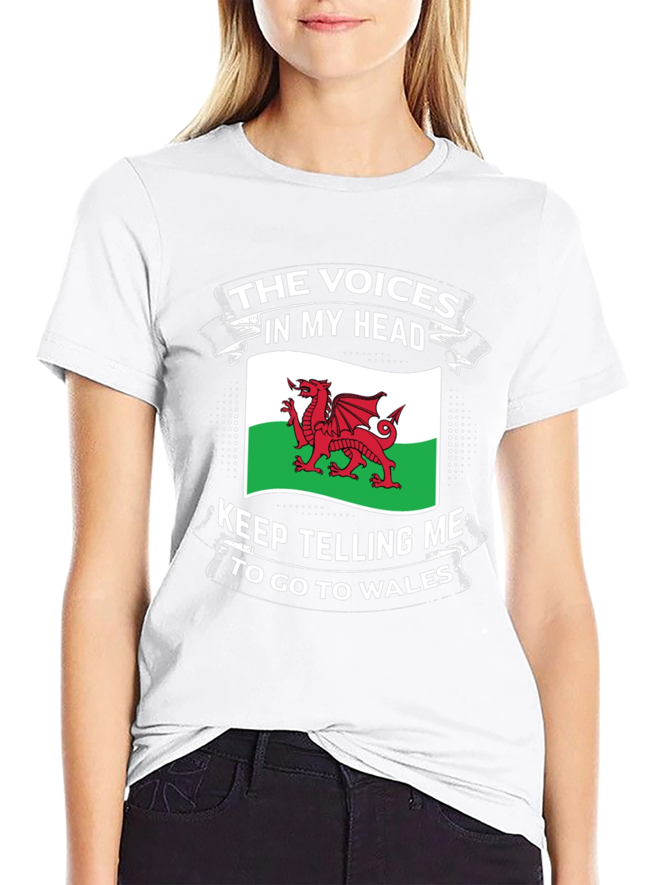 Welsh Pride T-Shirt: Voices in My Head