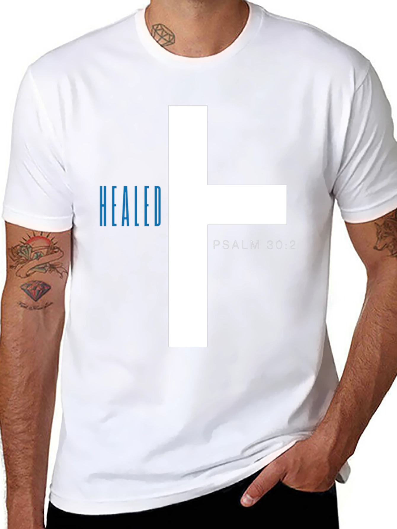 Healed Psalm 30:2 Graphic T-Shirt