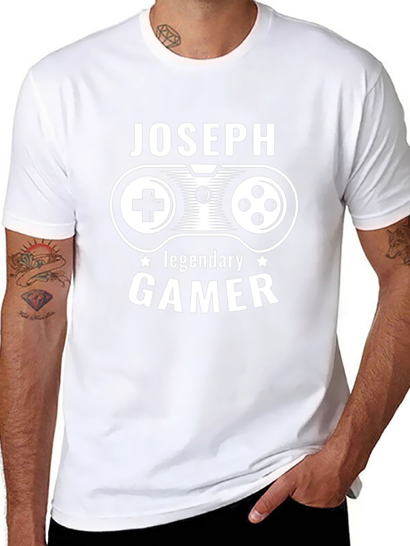 Joseph Legendary Gamer Graphic T-Shirt