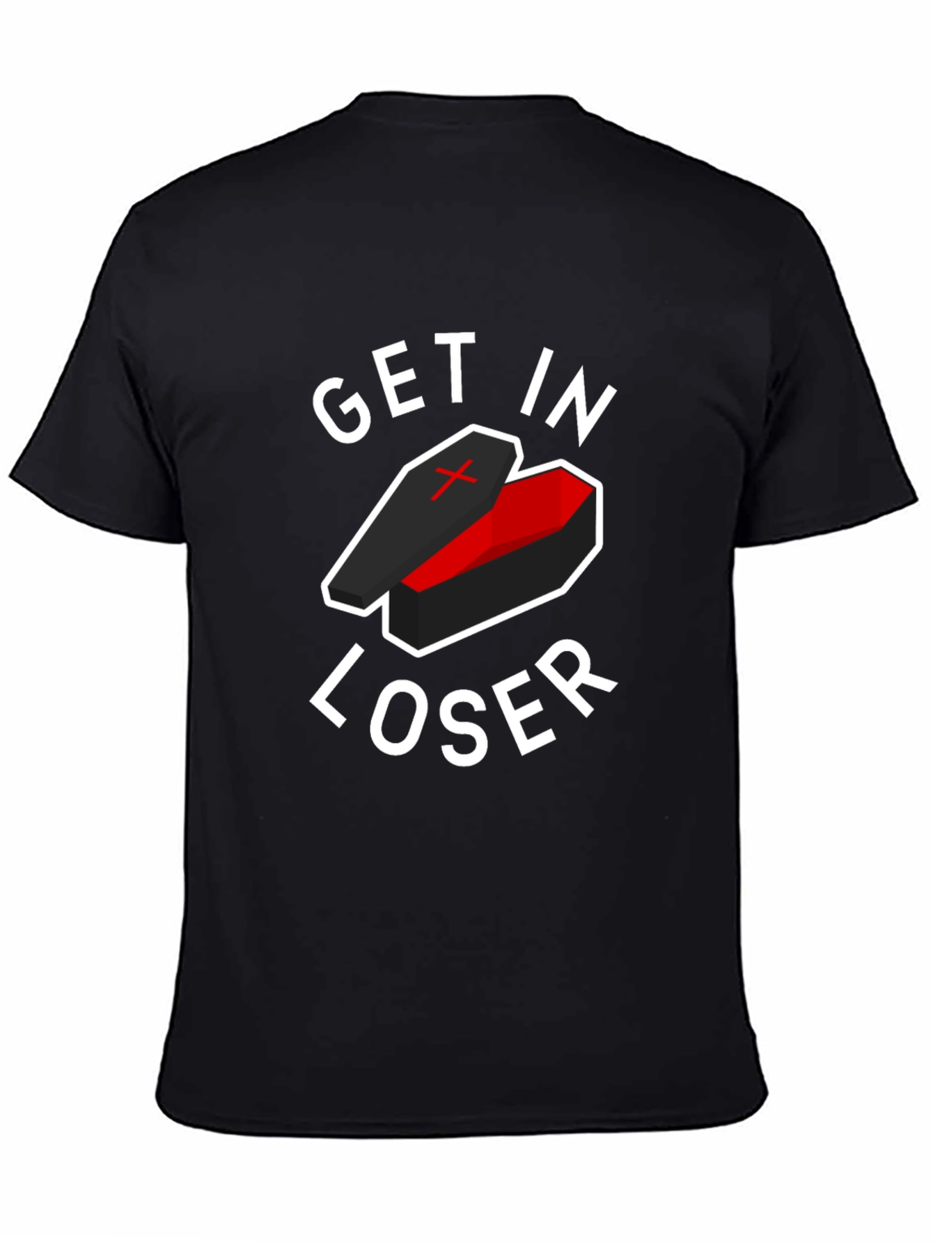 Get In Loser Coffin T-Shirt Funny Halloween