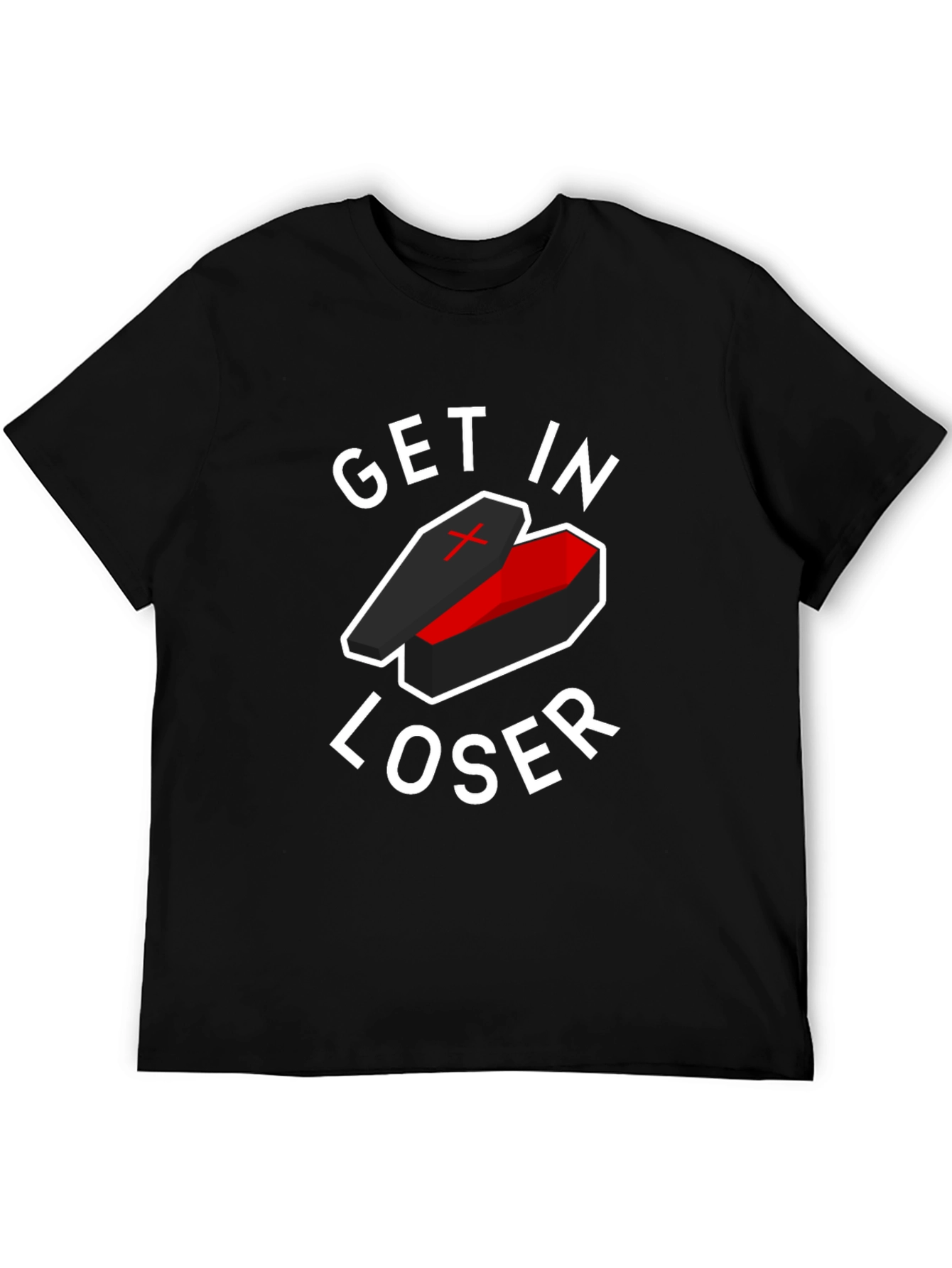 Get In Loser Coffin T-Shirt Funny Halloween
