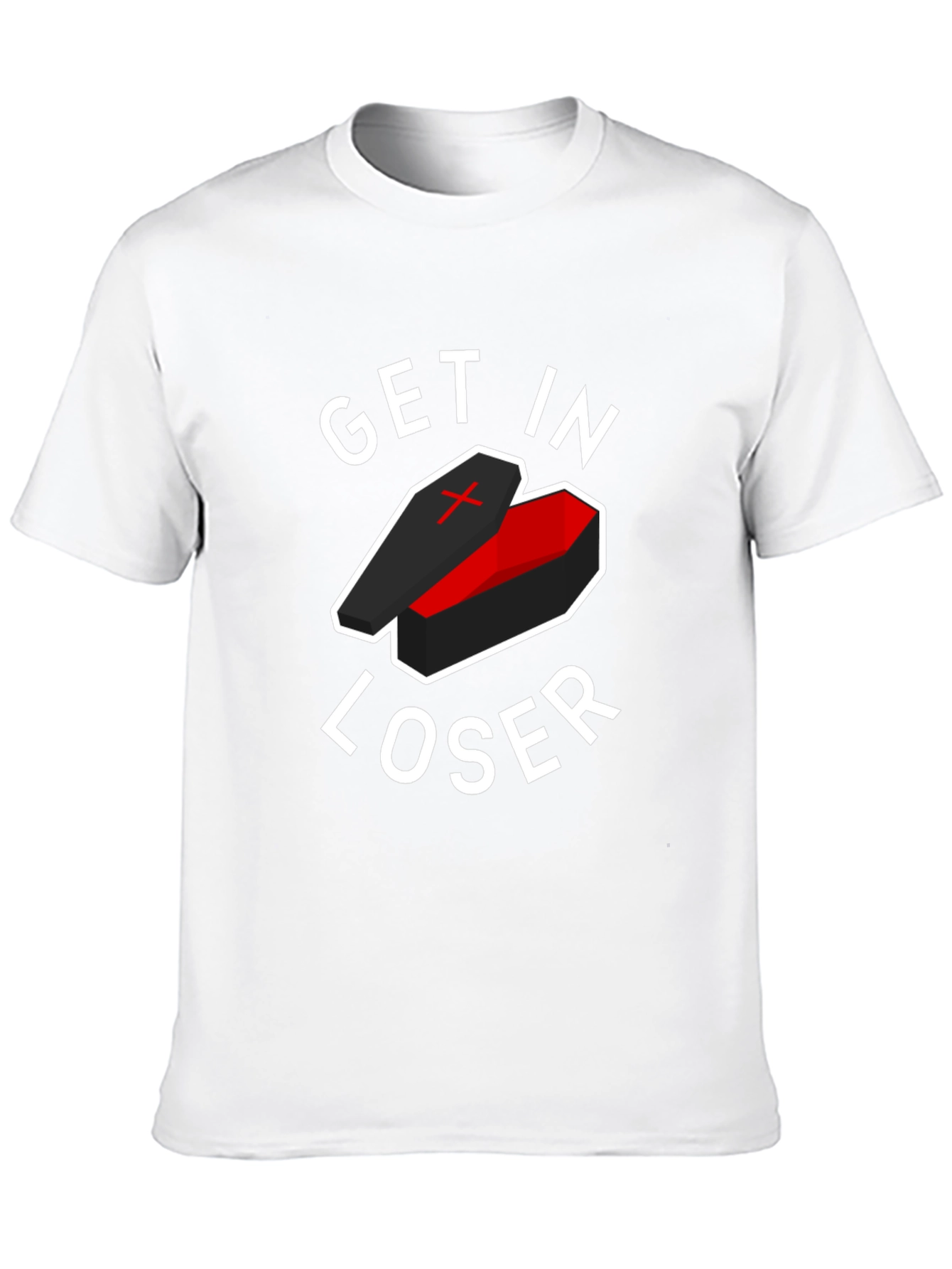 Get In Loser Coffin T-Shirt Funny Halloween