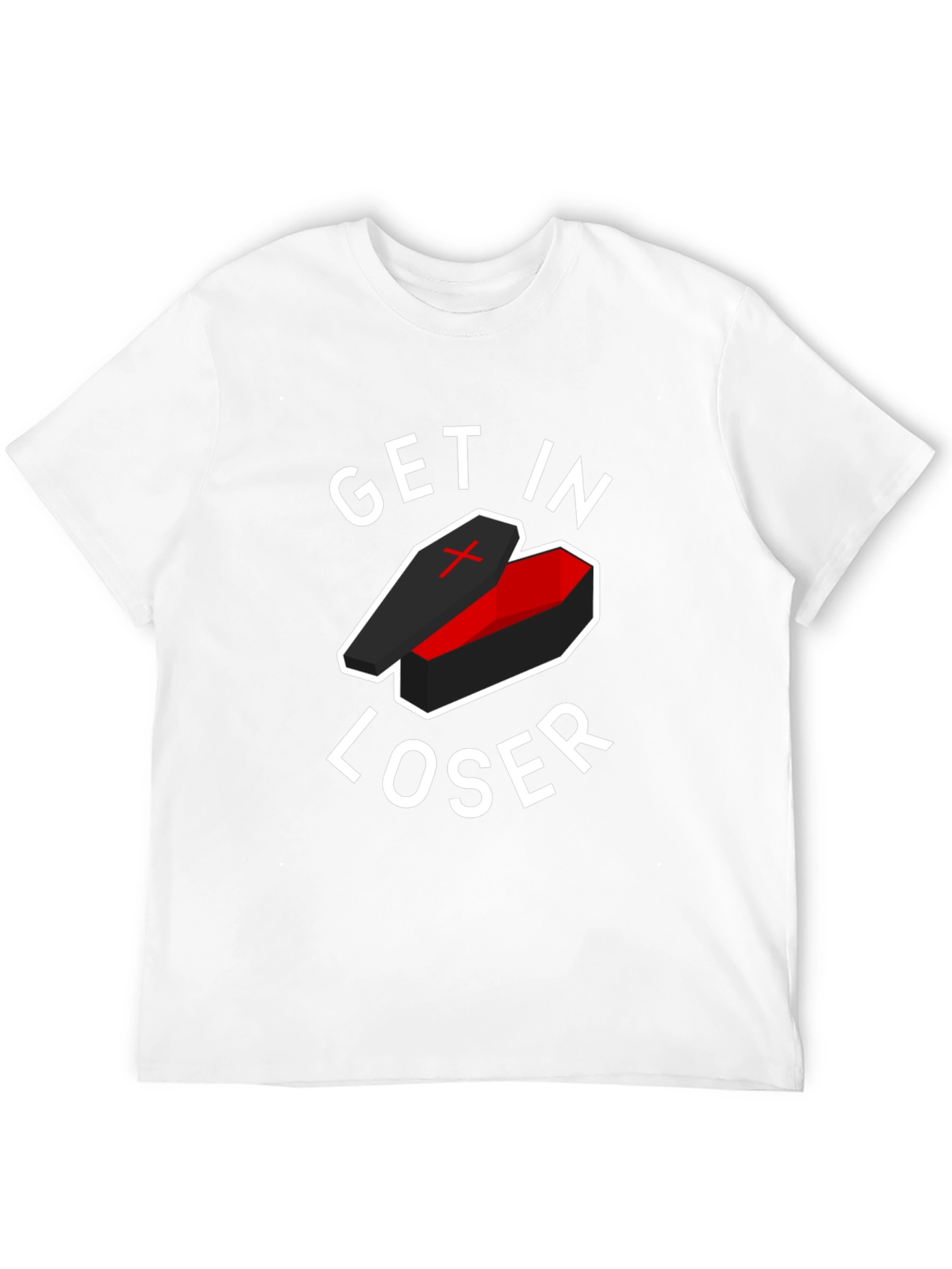 Get In Loser Coffin T-Shirt Funny Halloween