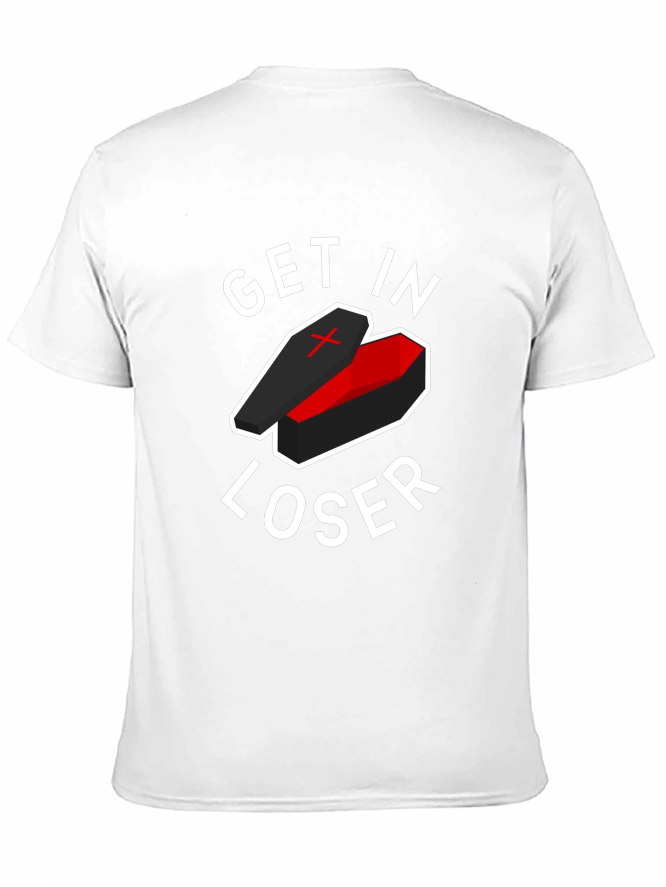 Get In Loser Coffin T-Shirt Funny Halloween