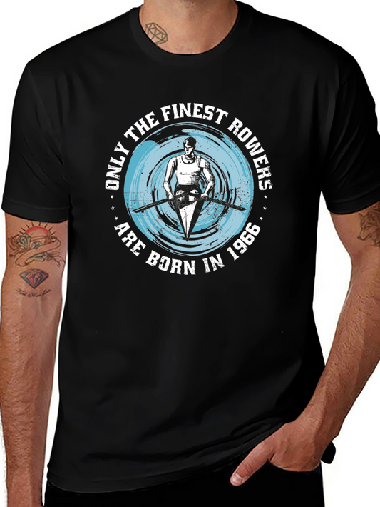 Finest Rowers Born in 1966 Black T-Shirt