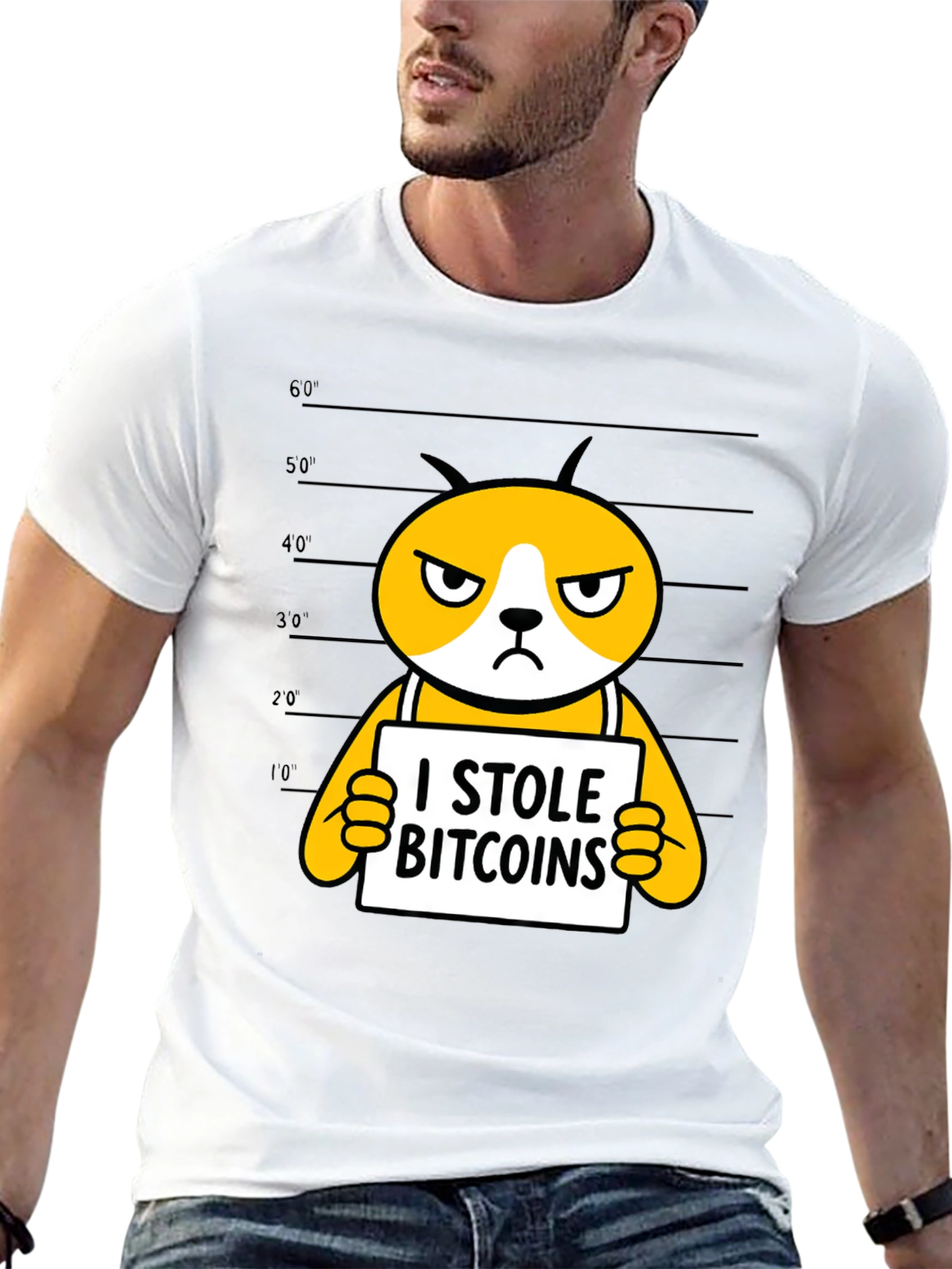 Bitcoin Thief T-Shirt - Funny Crypto Design