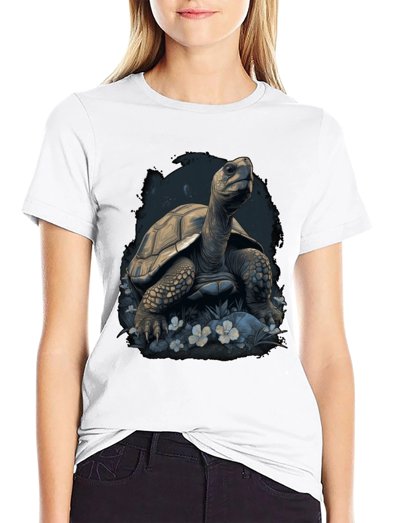 Turtle Graphic Tee - Nature Lovers T-Shirt