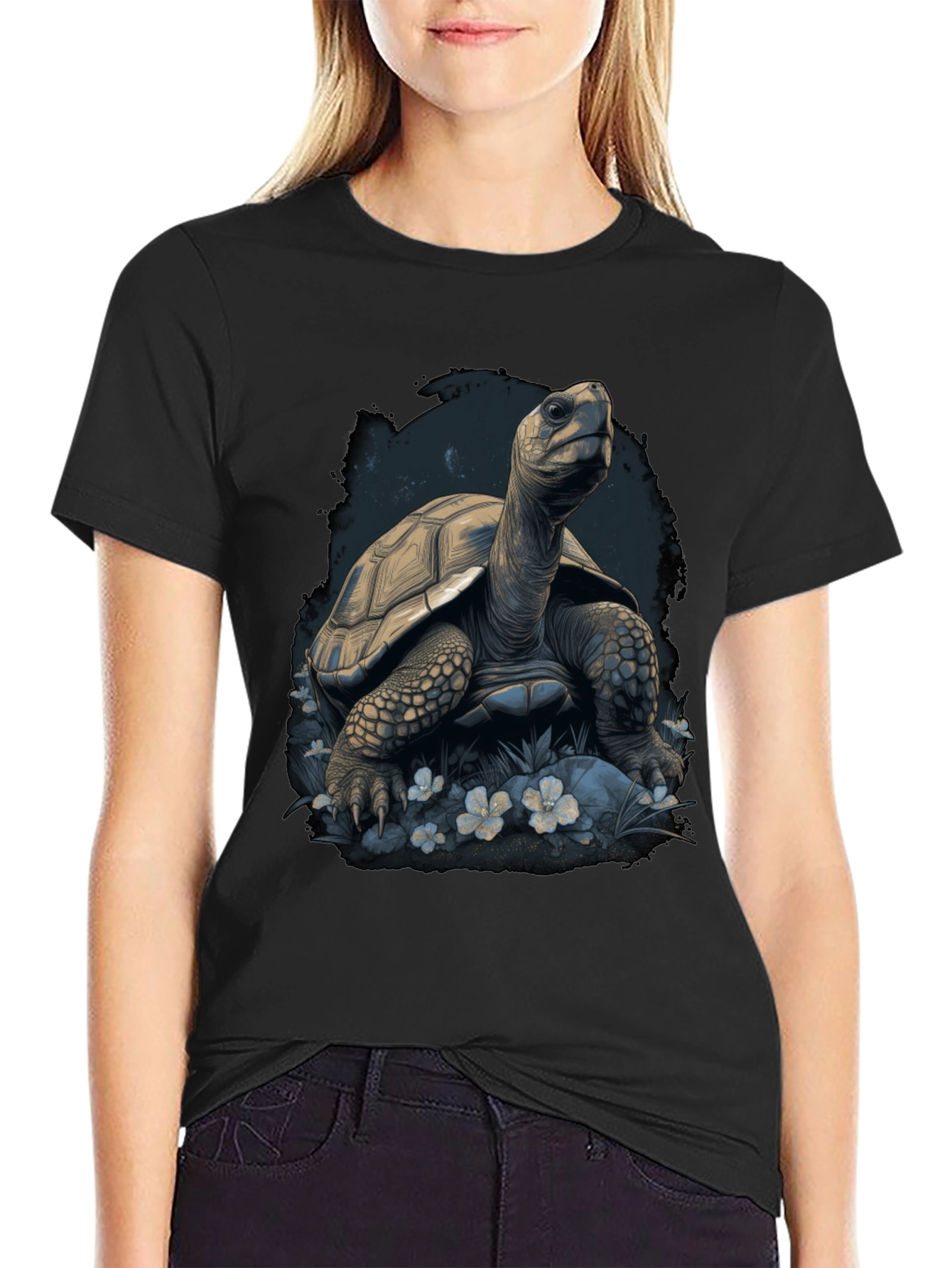 Turtle Graphic Tee - Nature Lovers T-Shirt
