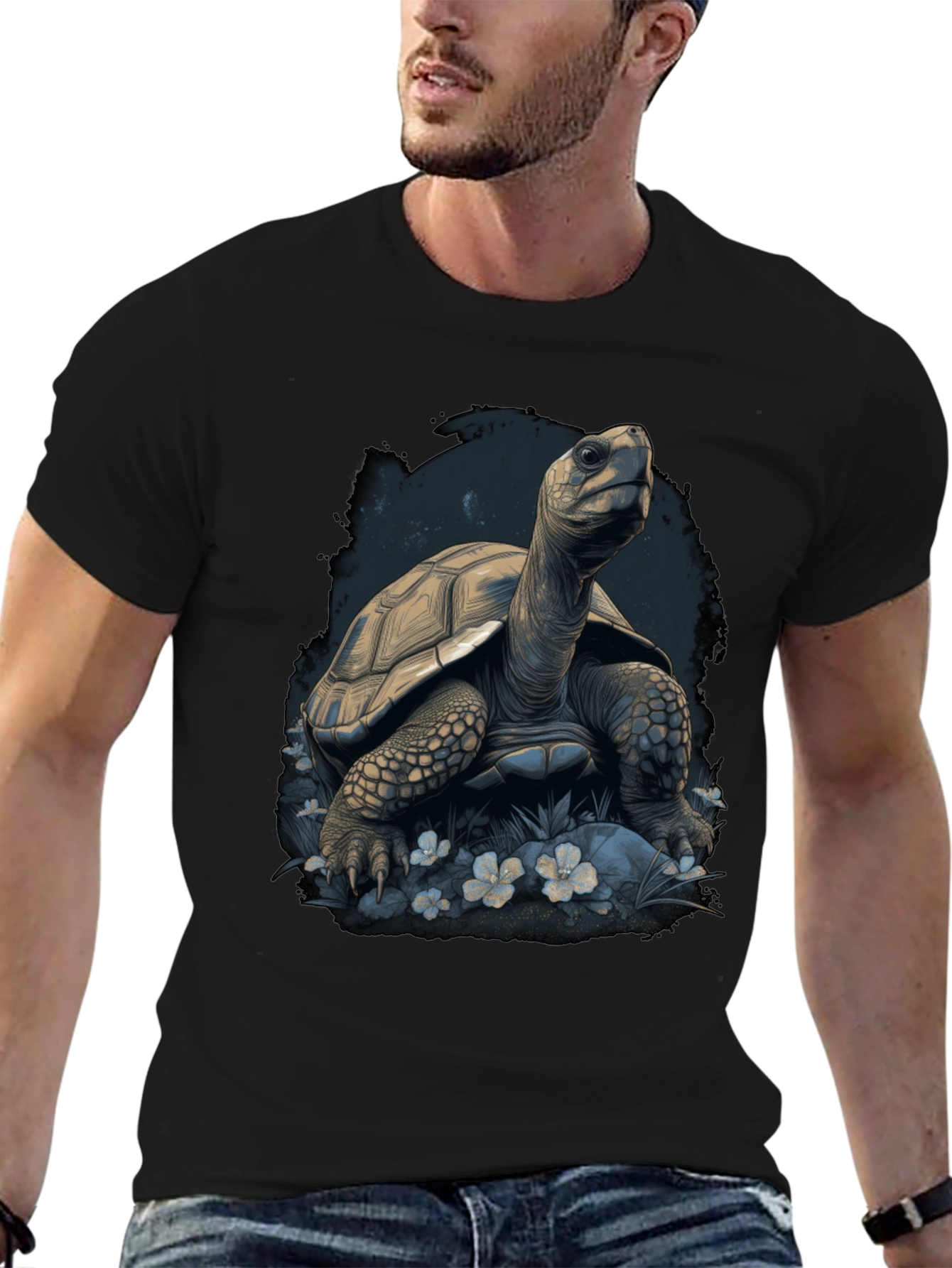 Turtle Graphic Tee - Nature Lovers T-Shirt
