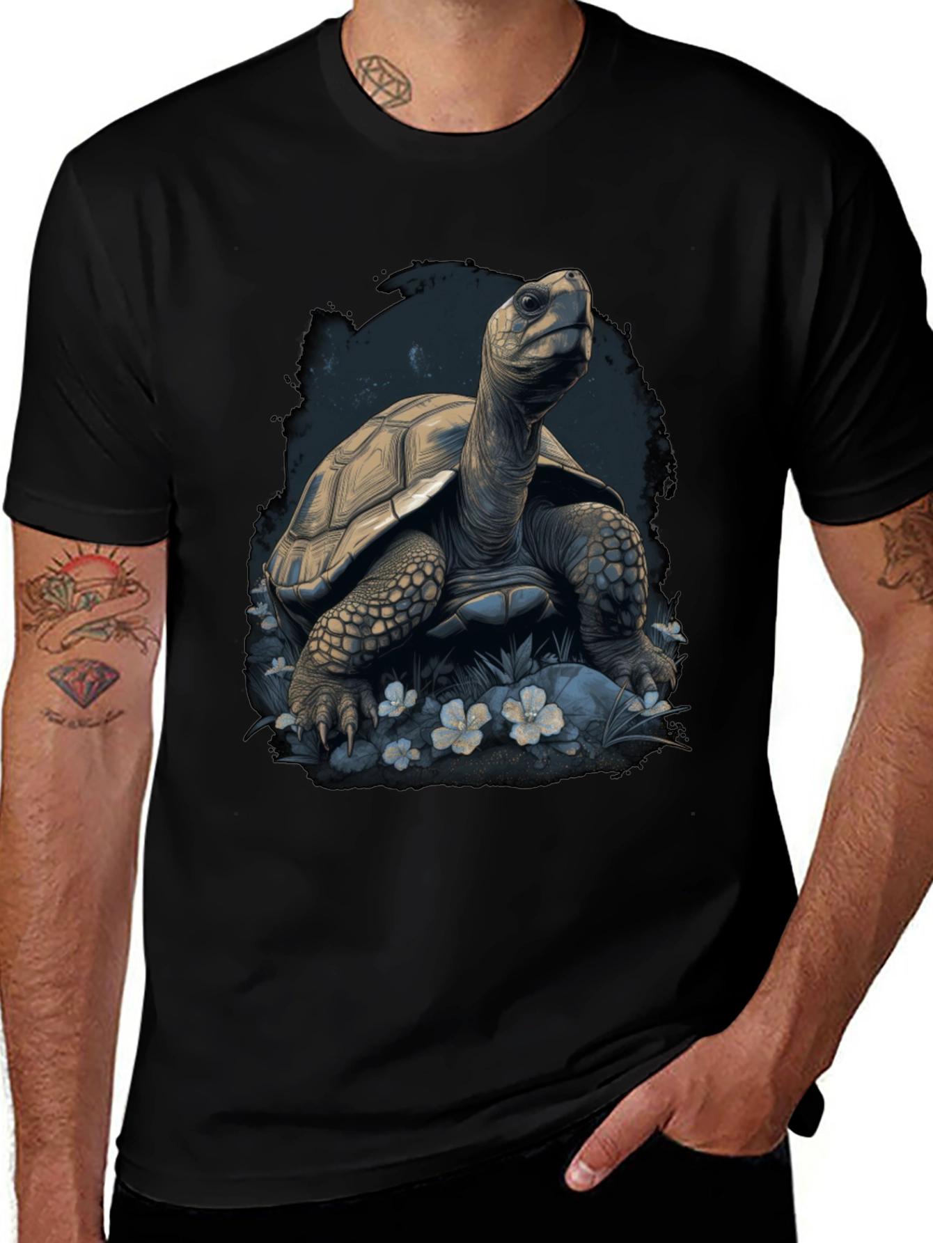 Turtle Graphic Tee - Nature Lovers T-Shirt