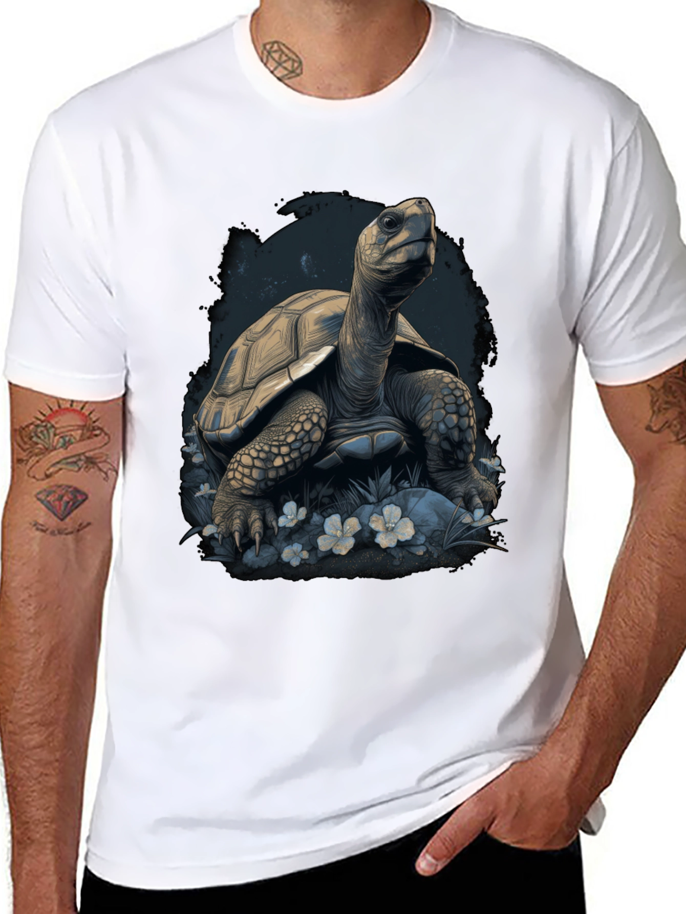 Turtle Graphic Tee - Nature Lovers T-Shirt