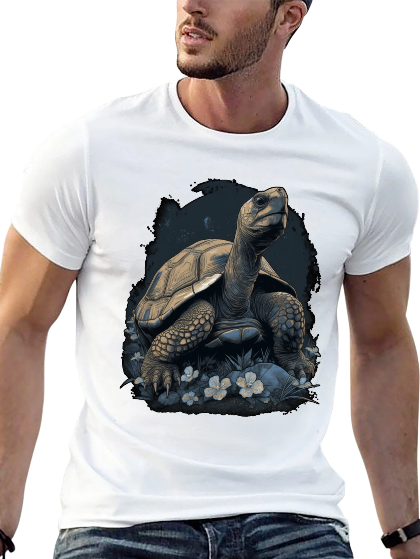 Turtle Graphic Tee - Nature Lovers T-Shirt