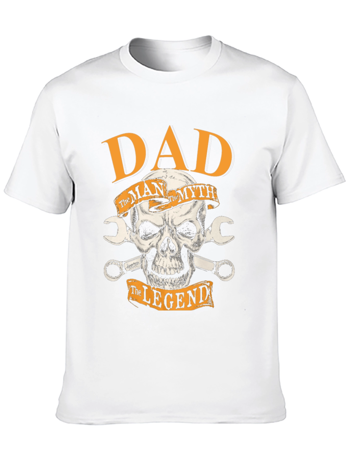 Dad The Man The Myth The Legend Black T-Shirt