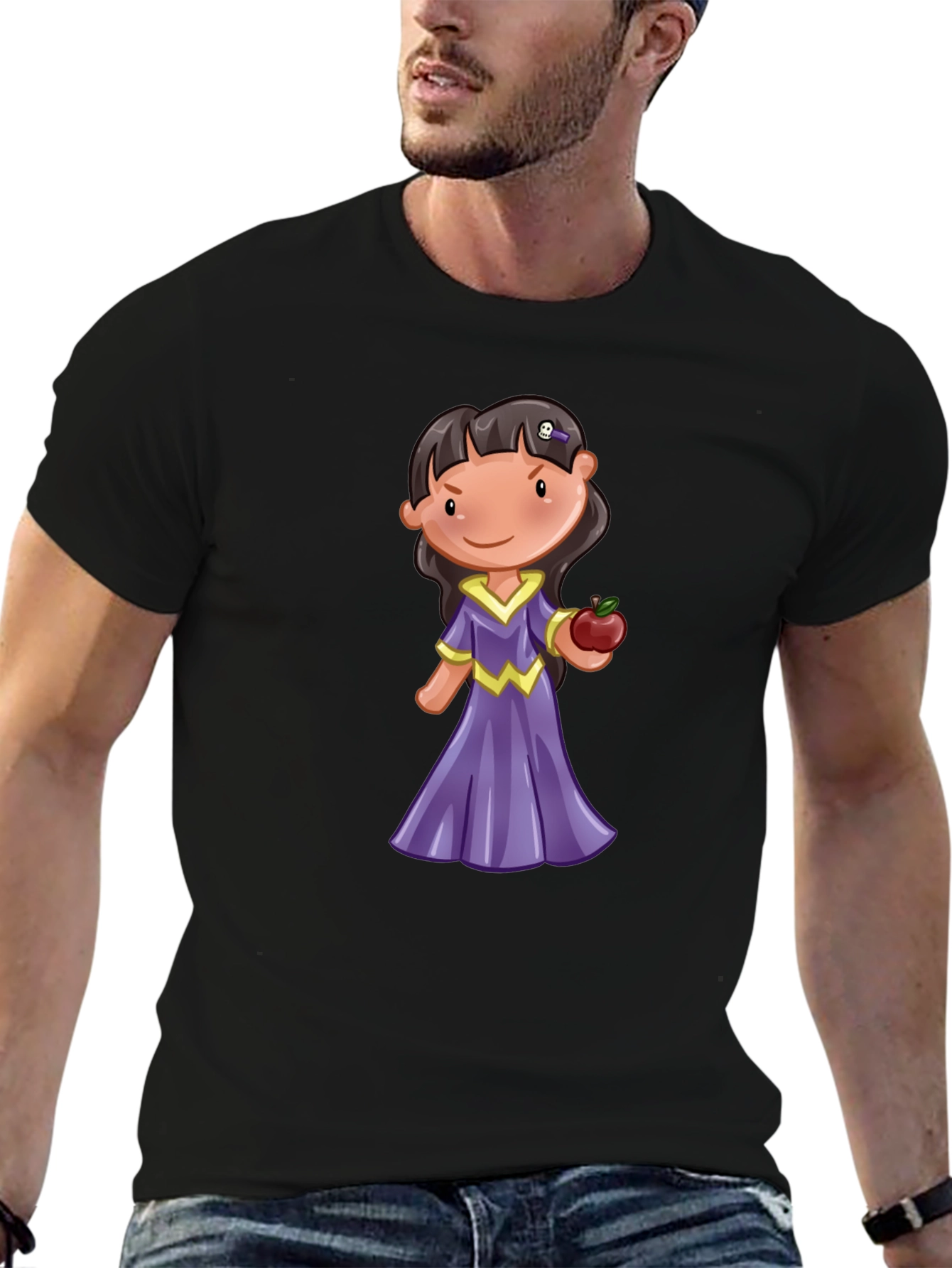 Snow White Cartoon Graphic T-Shirt