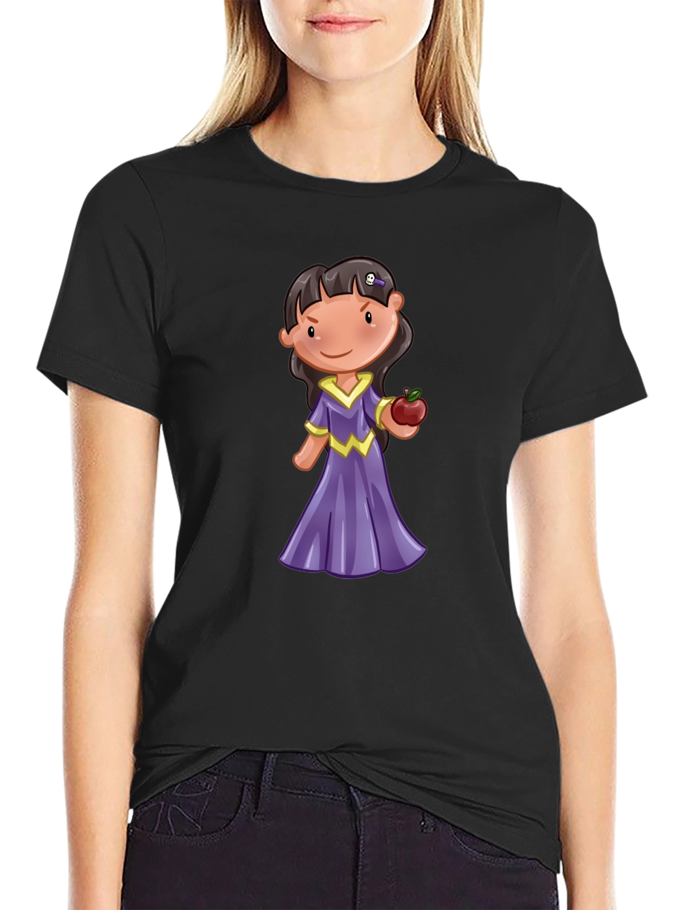 Snow White Cartoon Graphic T-Shirt