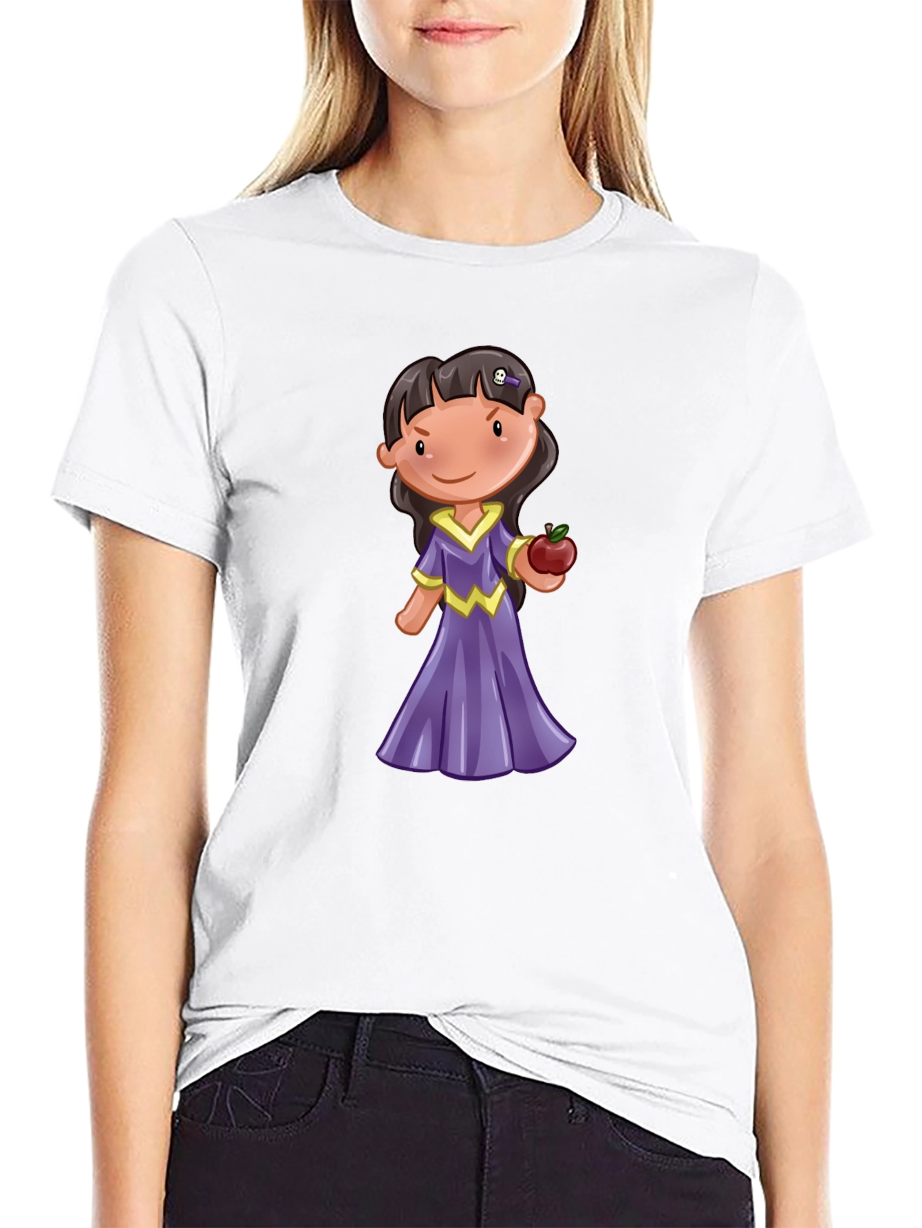 Snow White Cartoon Graphic T-Shirt