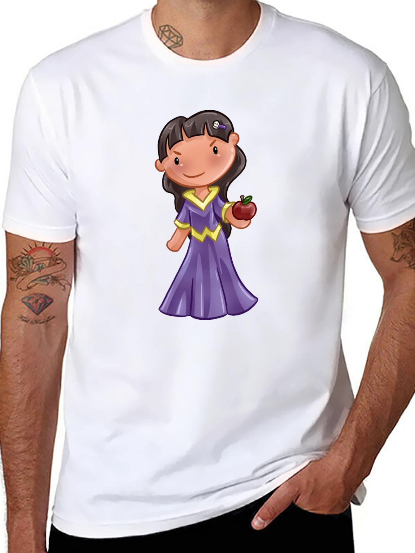 Snow White Cartoon Graphic T-Shirt
