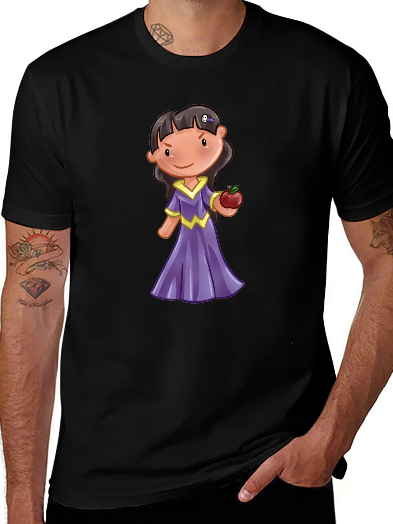 Snow White Cartoon Graphic T-Shirt