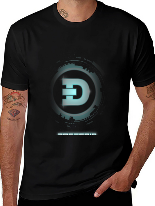 Cyber Dogecoin T-Shirt: Modern Crypto Style