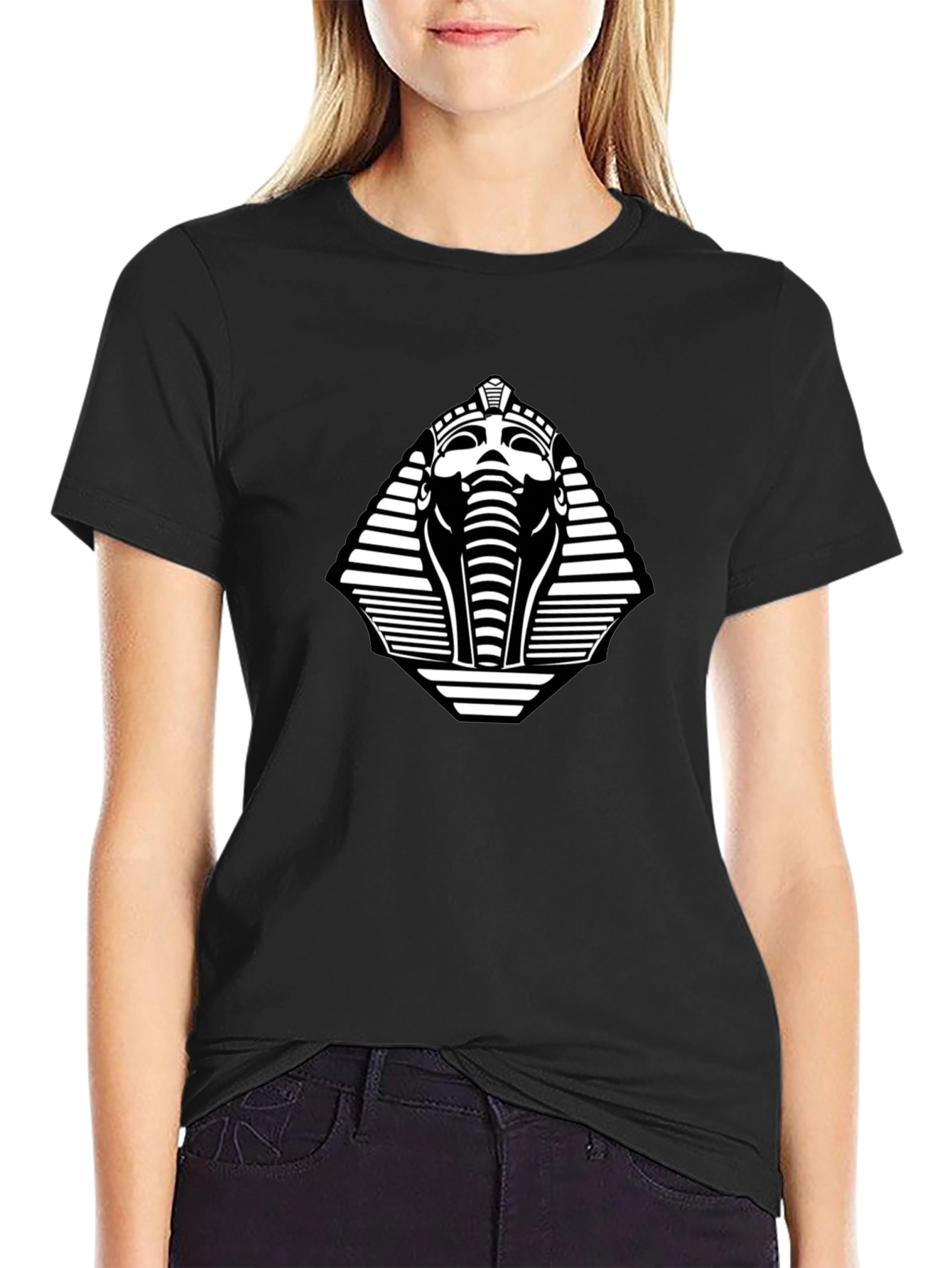 Elephant Pharaoh Black Graphic Tee