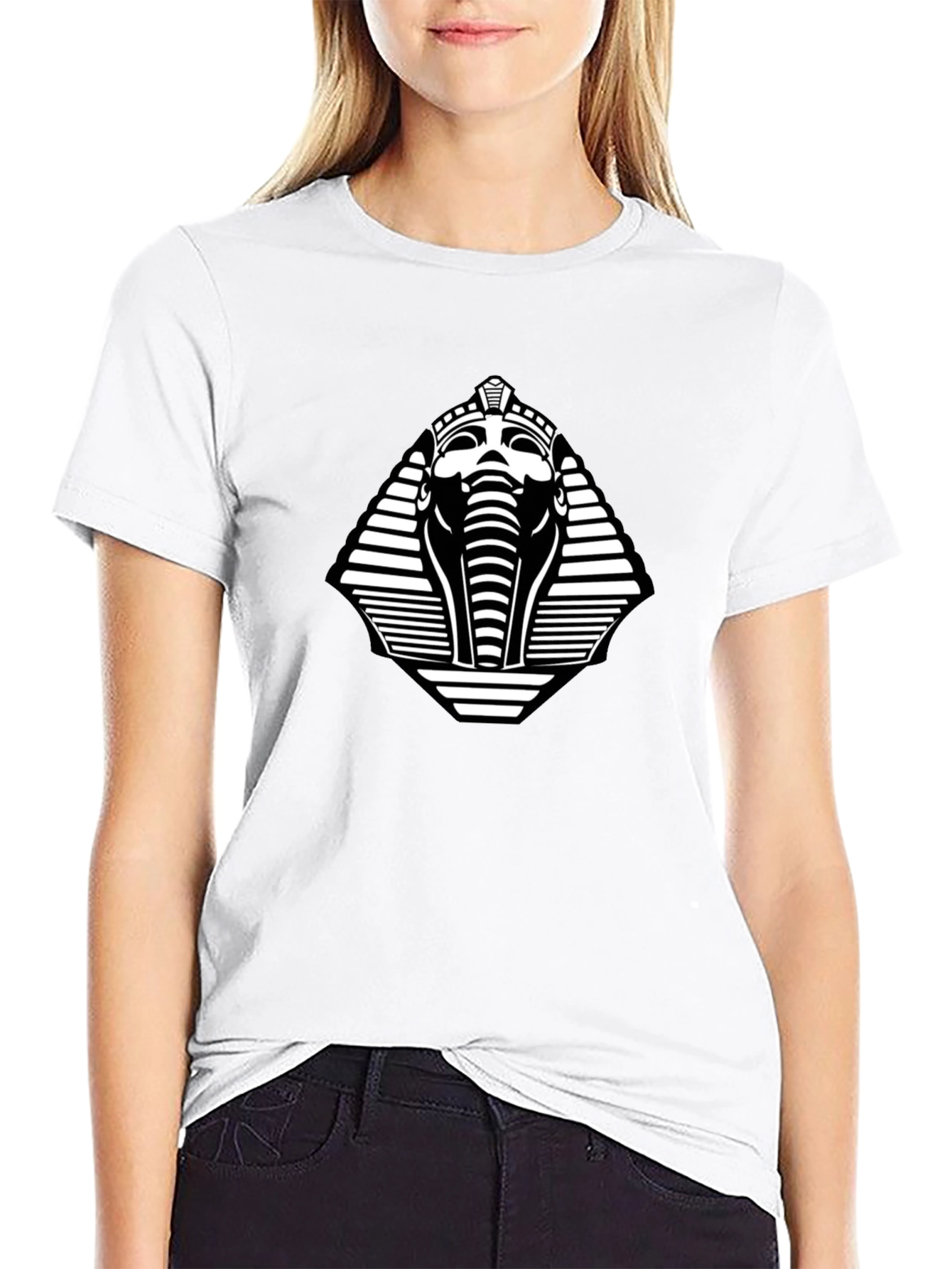 Elephant Pharaoh Black Graphic Tee