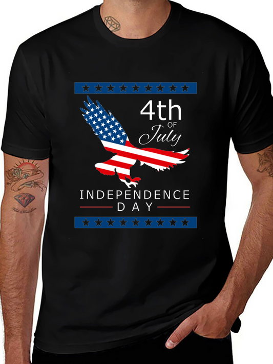 4th of July Eagle Independence Day Graphic Tee