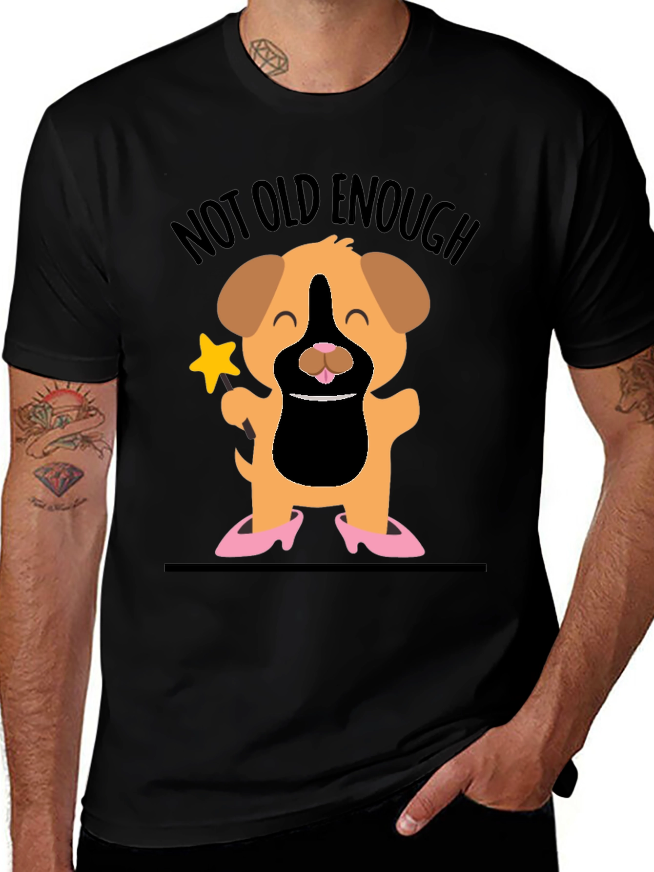 Not Old Enough Graphic Tee