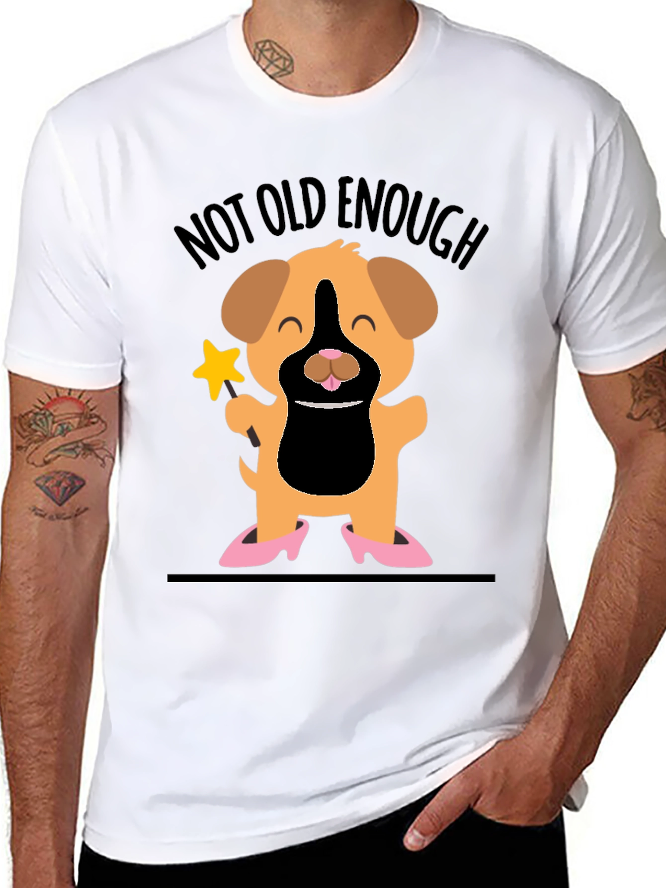 Not Old Enough Graphic Tee