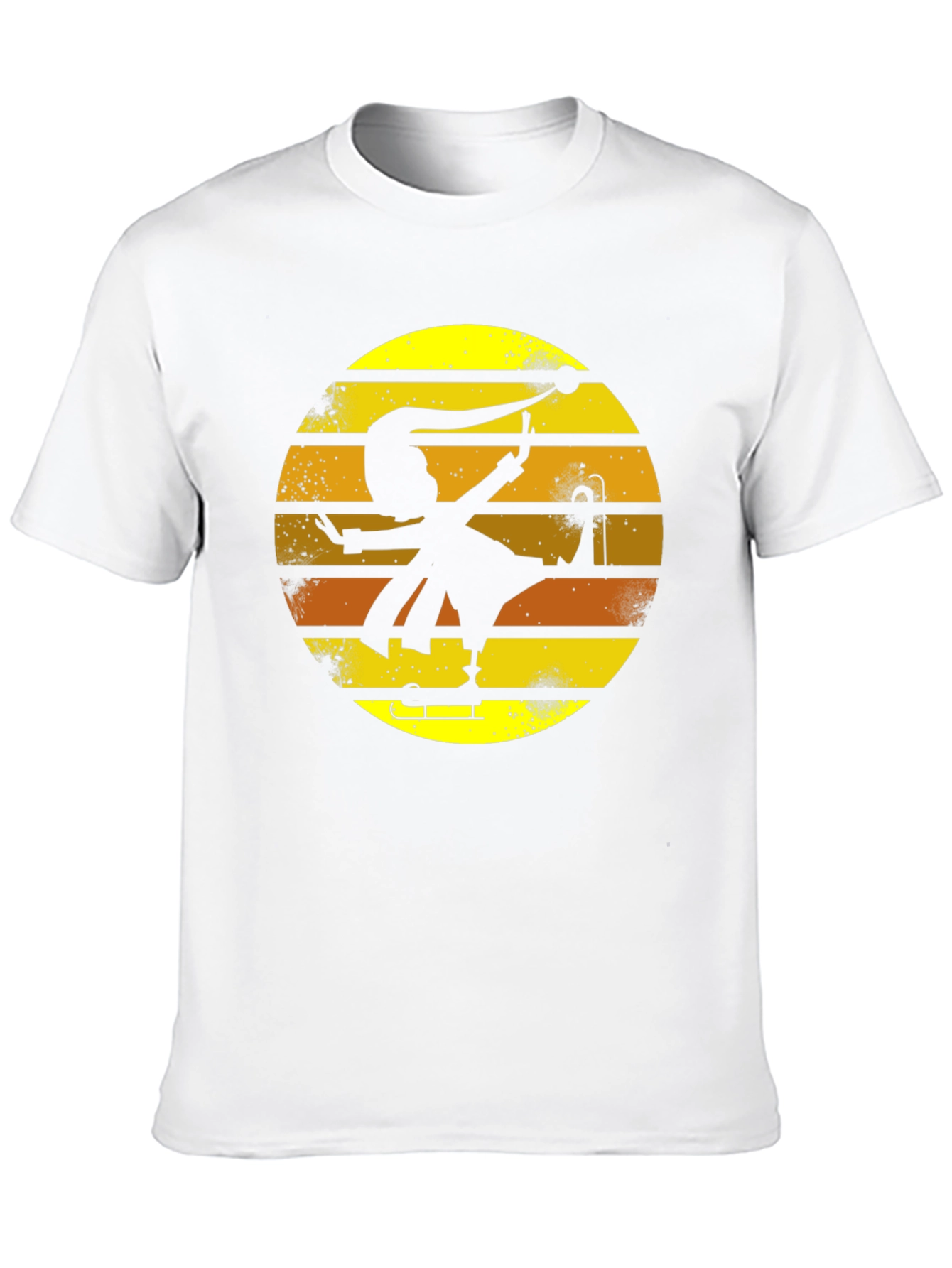 Retro Jester Silhouette Graphic Tee
