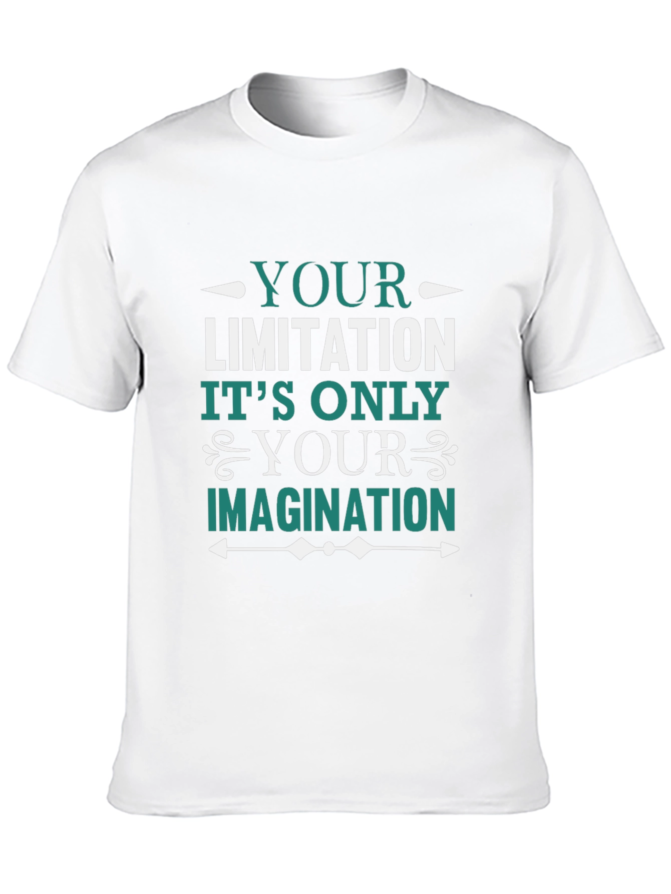 Inspirational Your Limitation Imagination T-Shirt