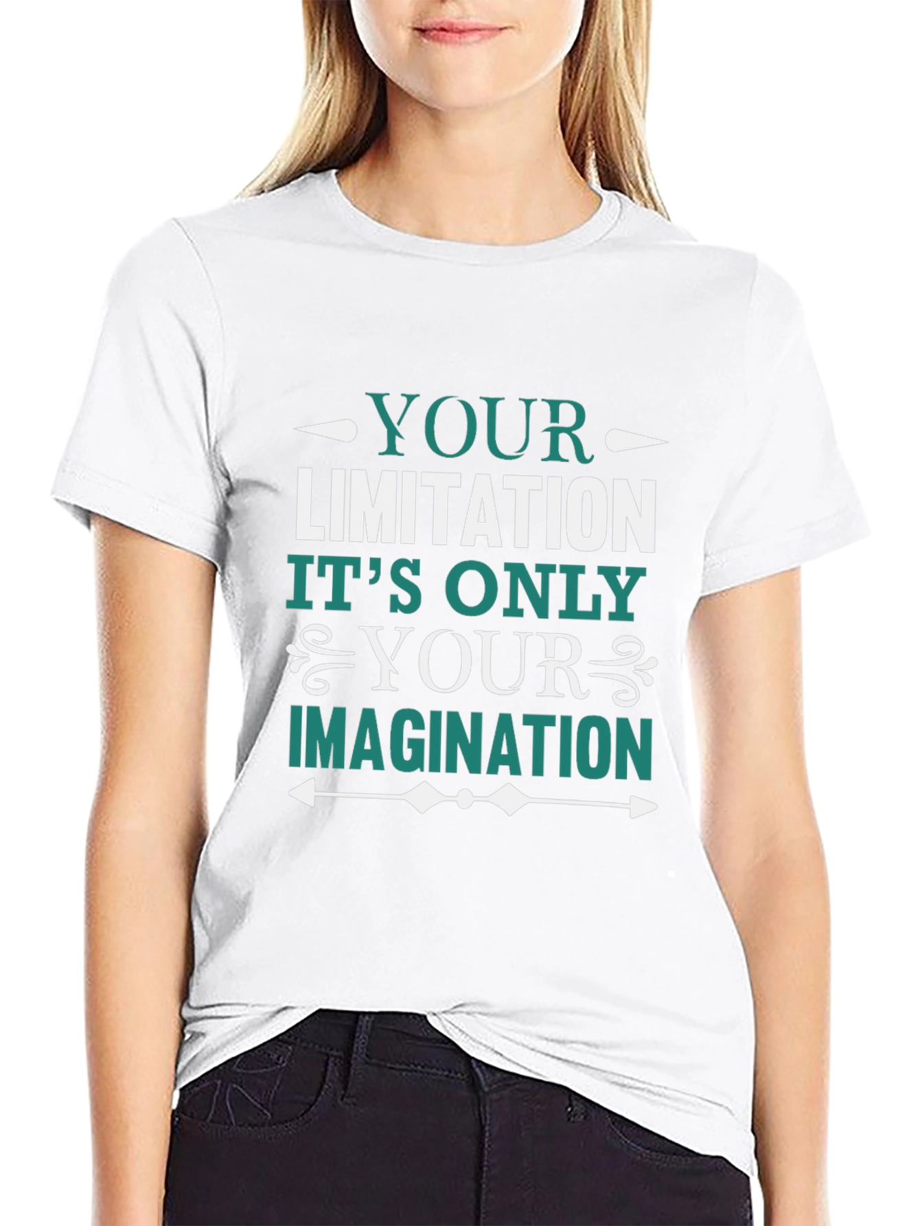Inspirational Your Limitation Imagination T-Shirt