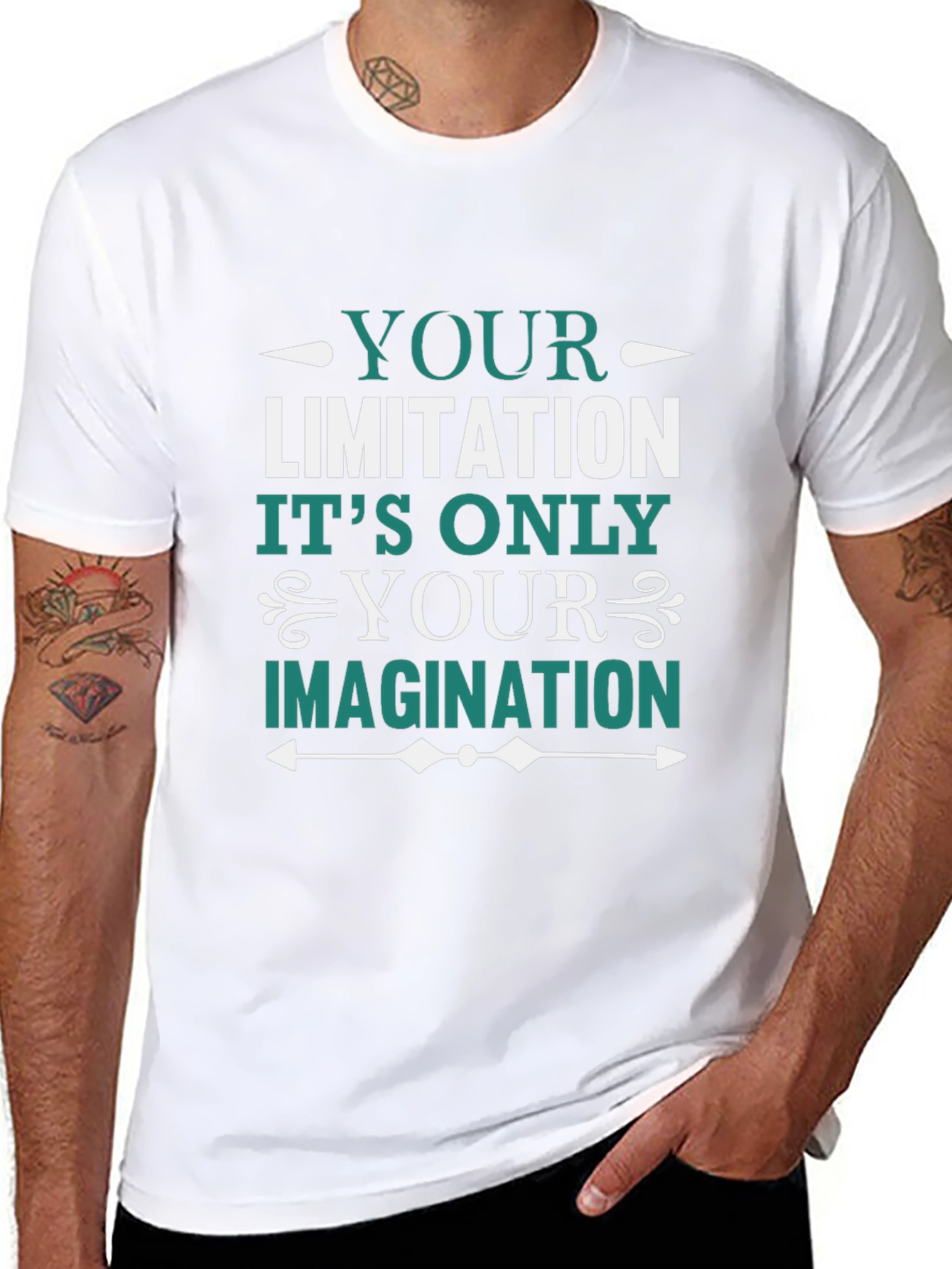 Inspirational Your Limitation Imagination T-Shirt
