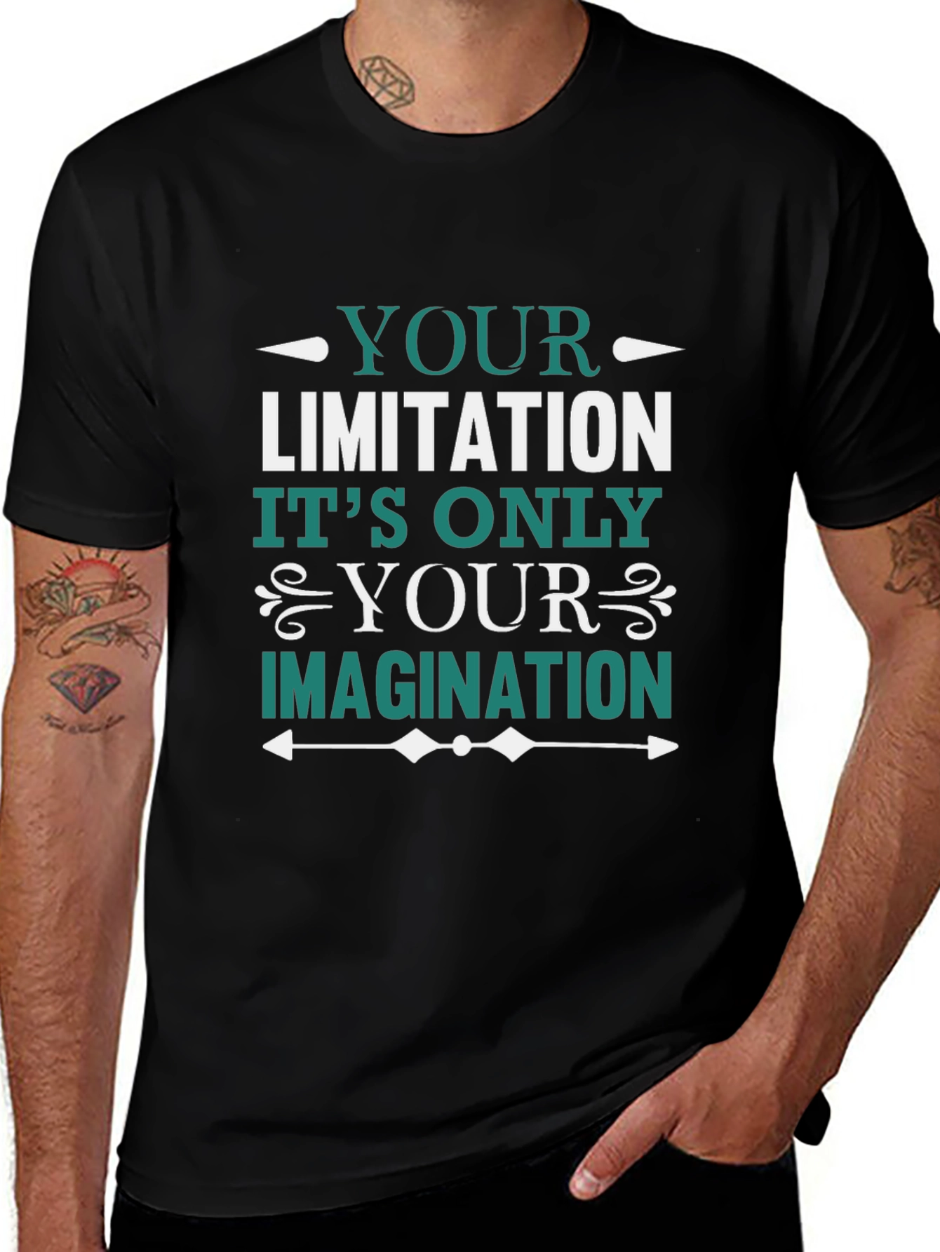Inspirational Your Limitation Imagination T-Shirt