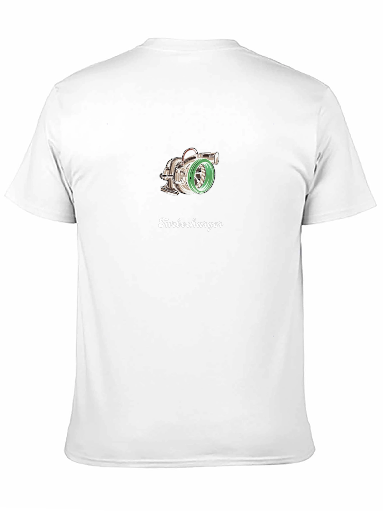 Turbocharger Graphic Tee - Black Cotton T-Shirt