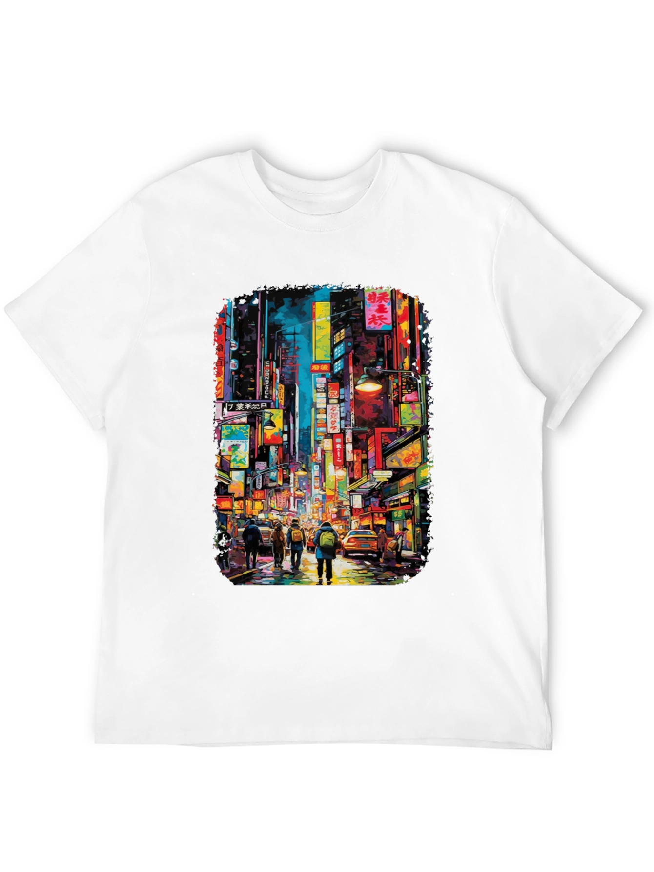Neon Tokyo Streetwear T-Shirt