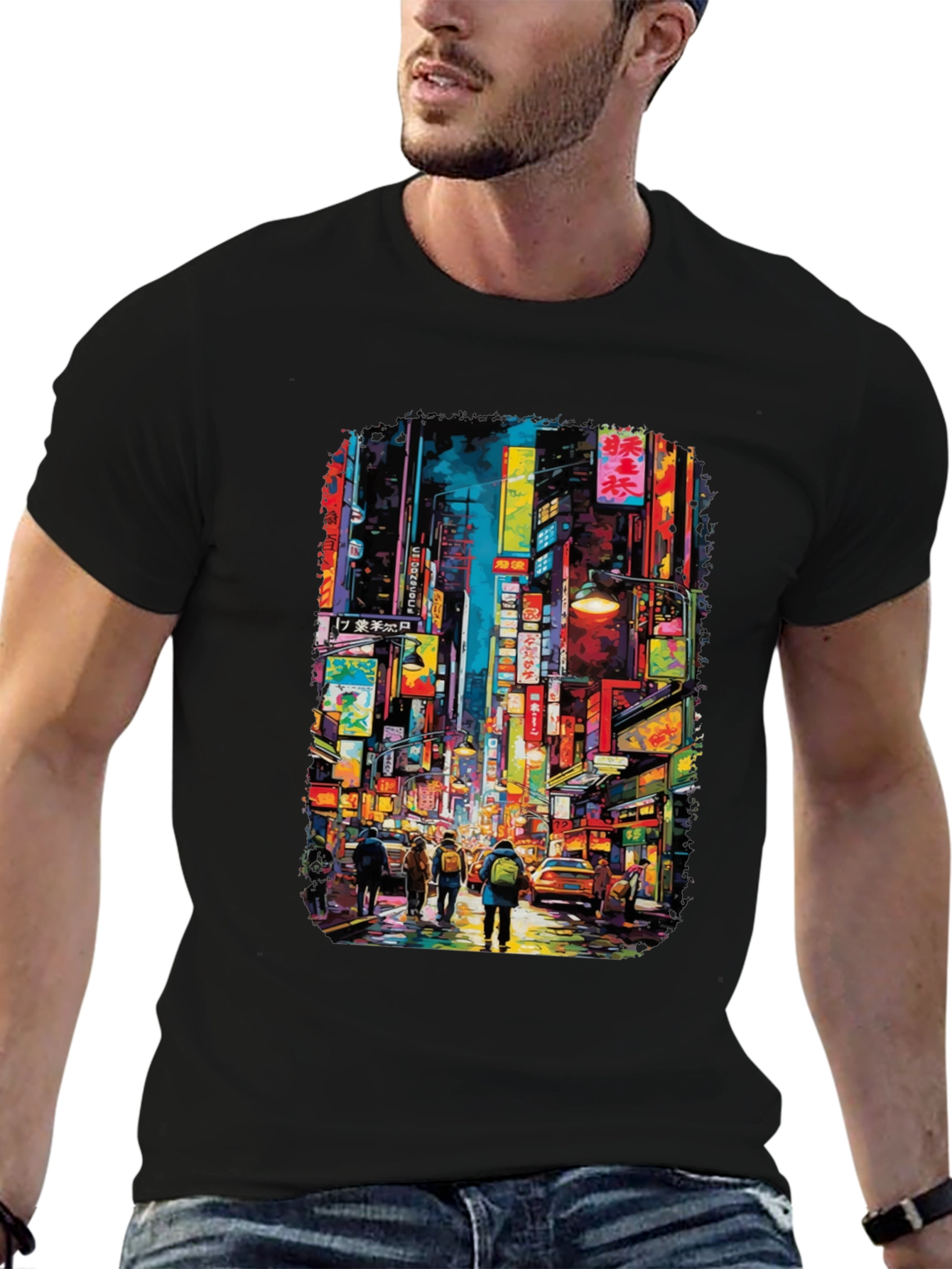 Neon Tokyo Streetwear T-Shirt