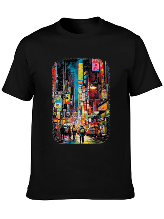 Neon Tokyo Streetwear T-Shirt