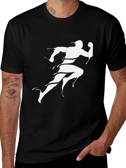 Mens Graphic Tee - Running Silhouette