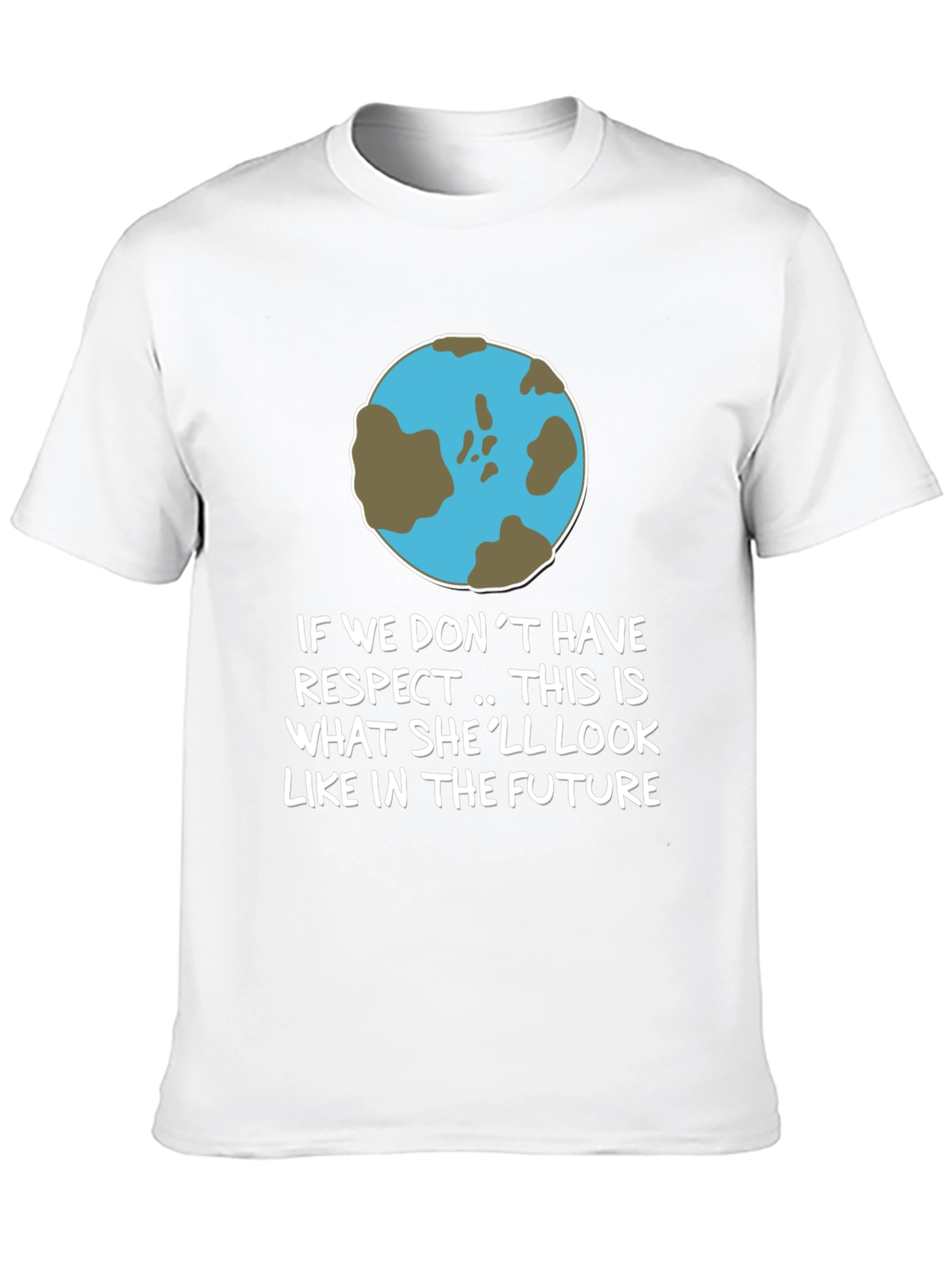 Earth Respect Graphic Tee - Save the Planet T-Shirt