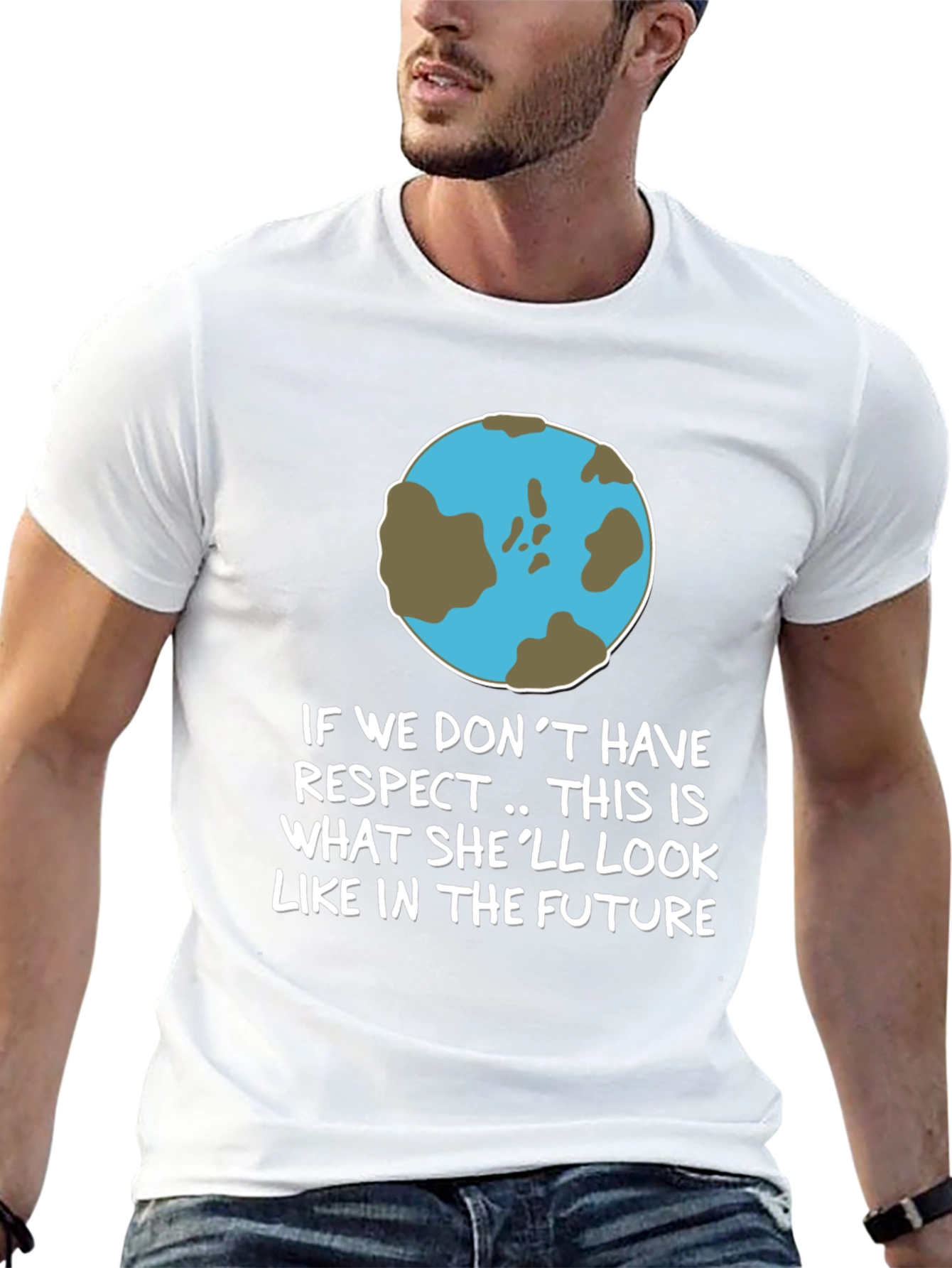 Earth Respect Graphic Tee - Save the Planet T-Shirt