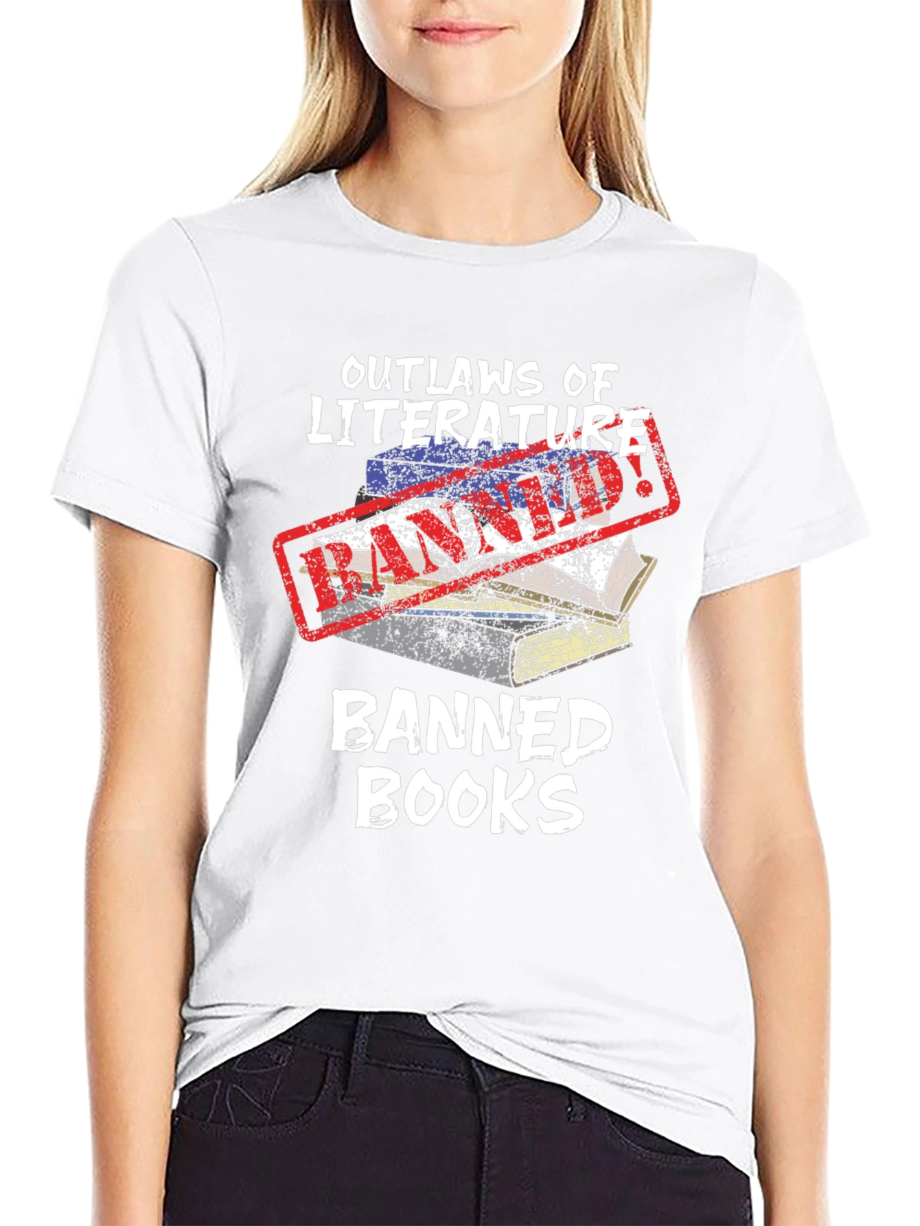 Outlaws of Literature Banned Books T-Shirt