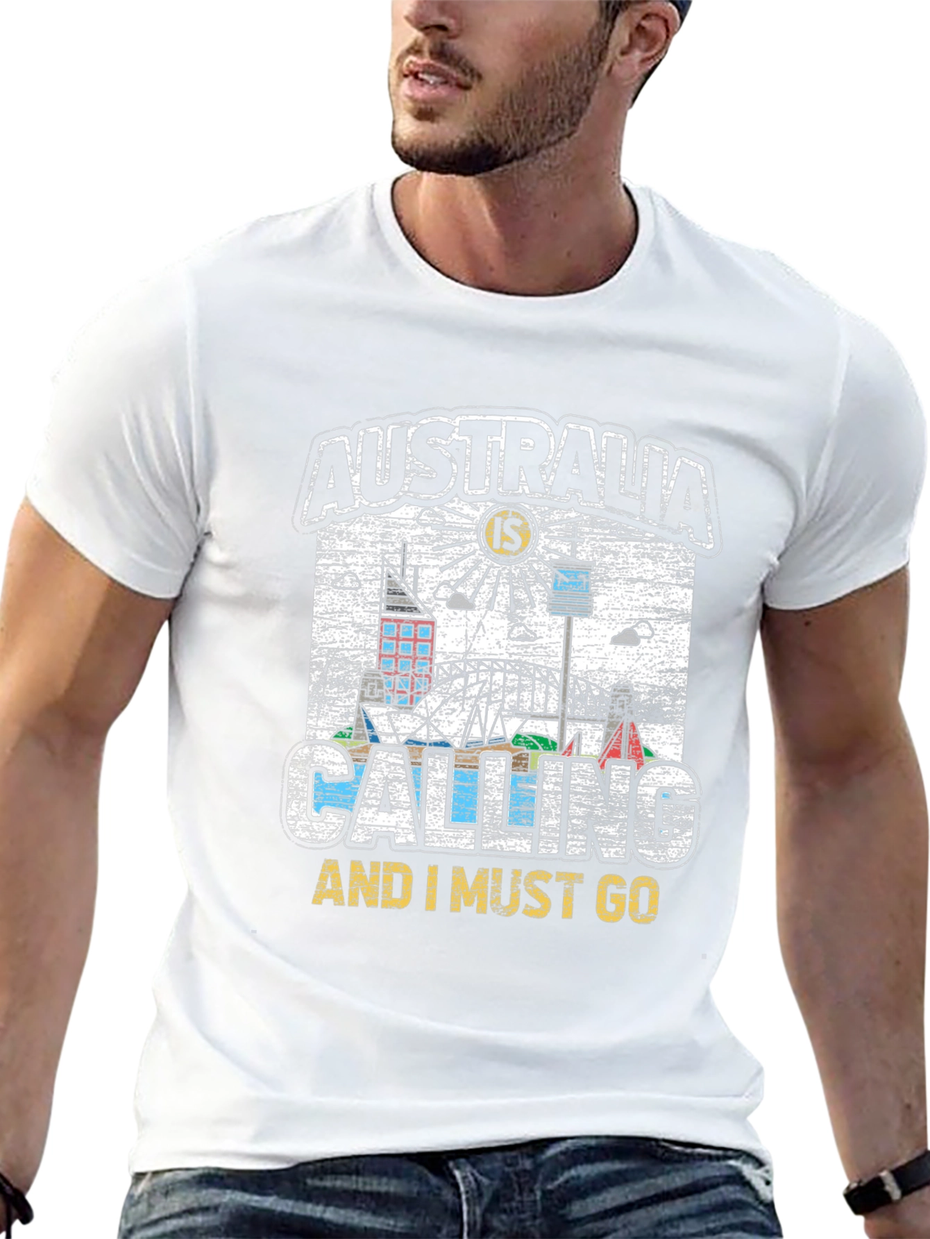 Australia Calling Graphic T-Shirt