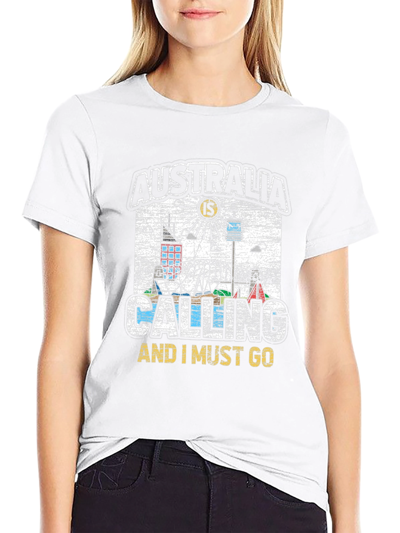 Australia Calling Graphic T-Shirt
