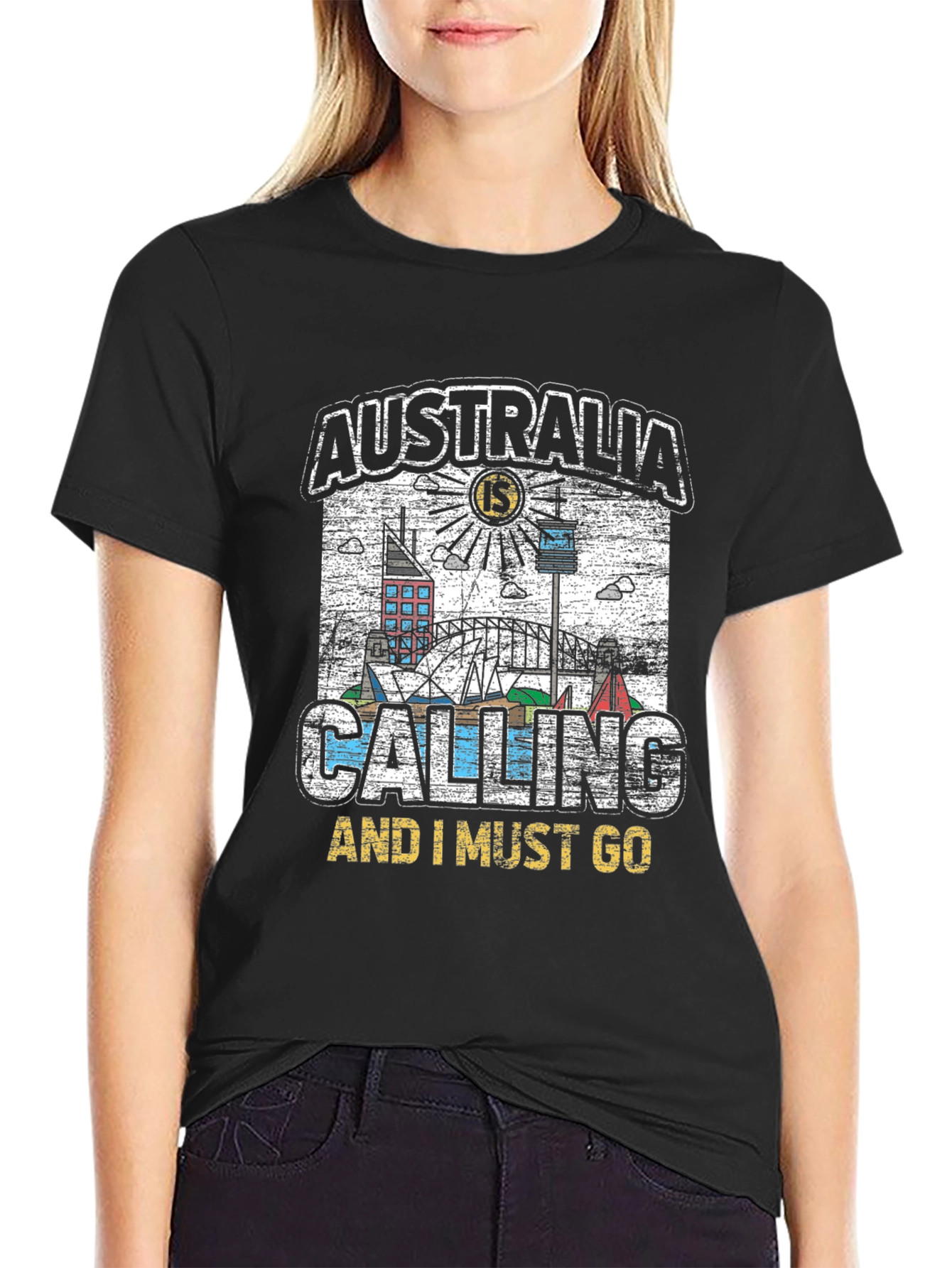 Australia Calling Graphic T-Shirt