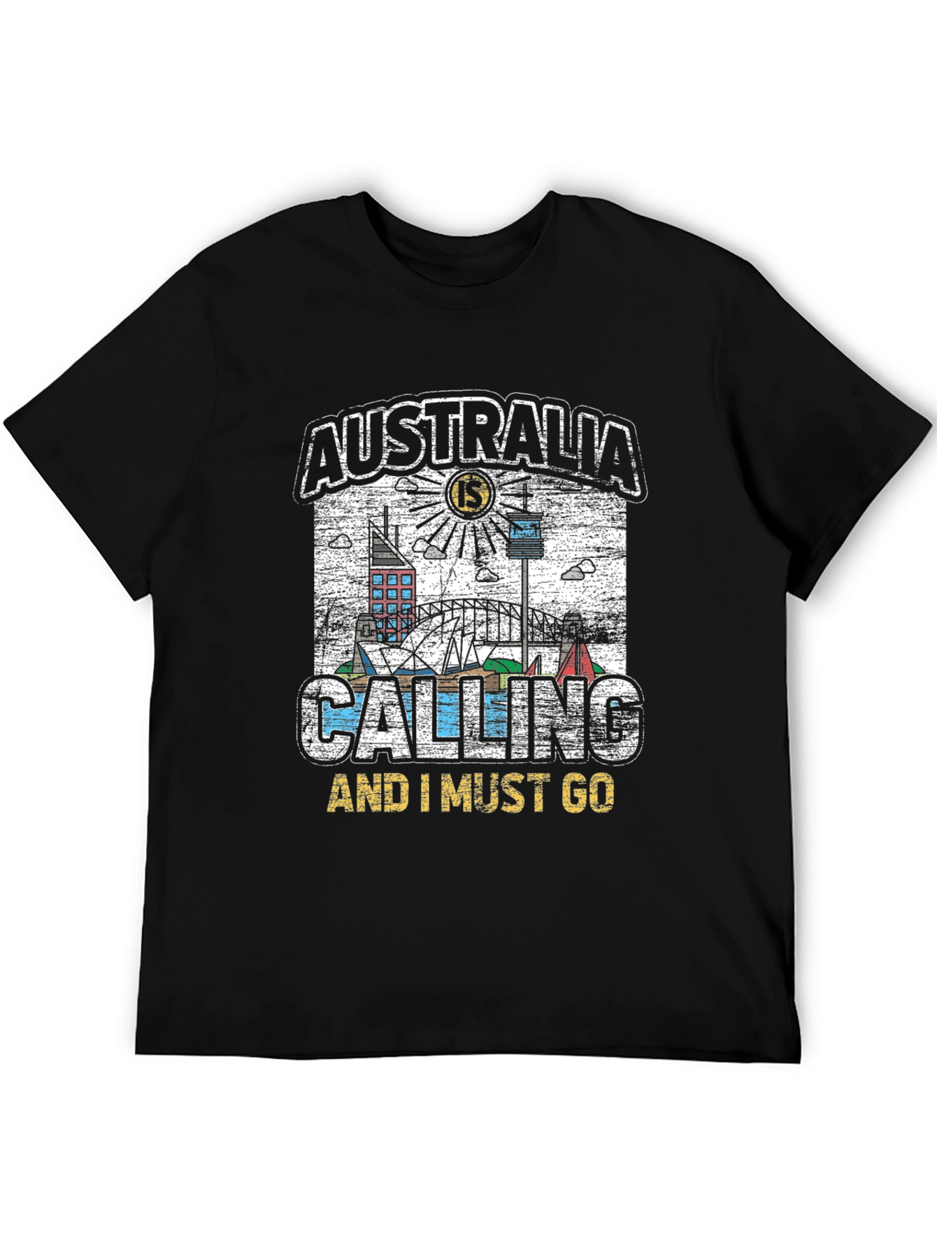 Australia Calling Graphic T-Shirt