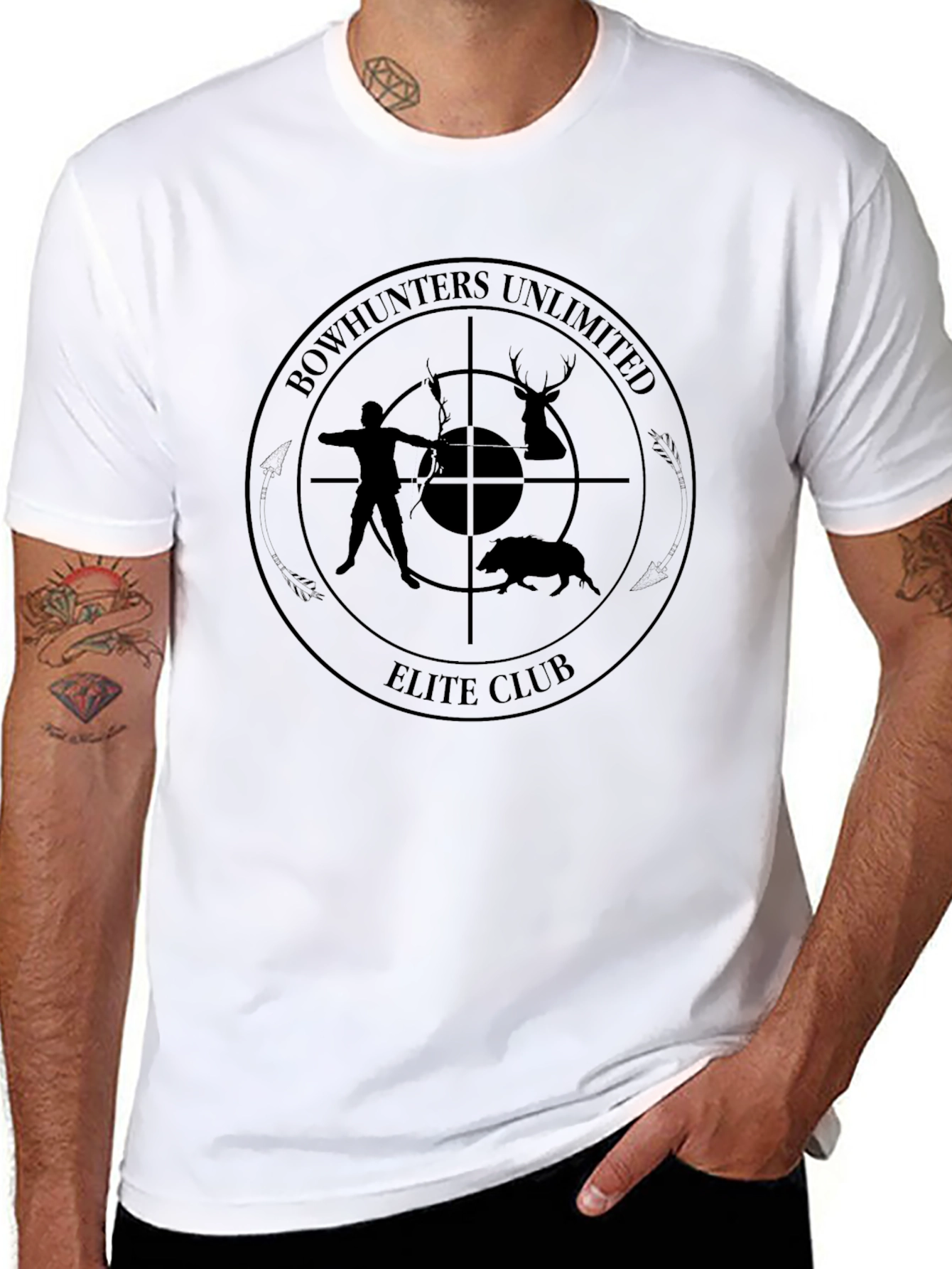 Bowhunters Unlimited T-Shirt: Elite Club Design