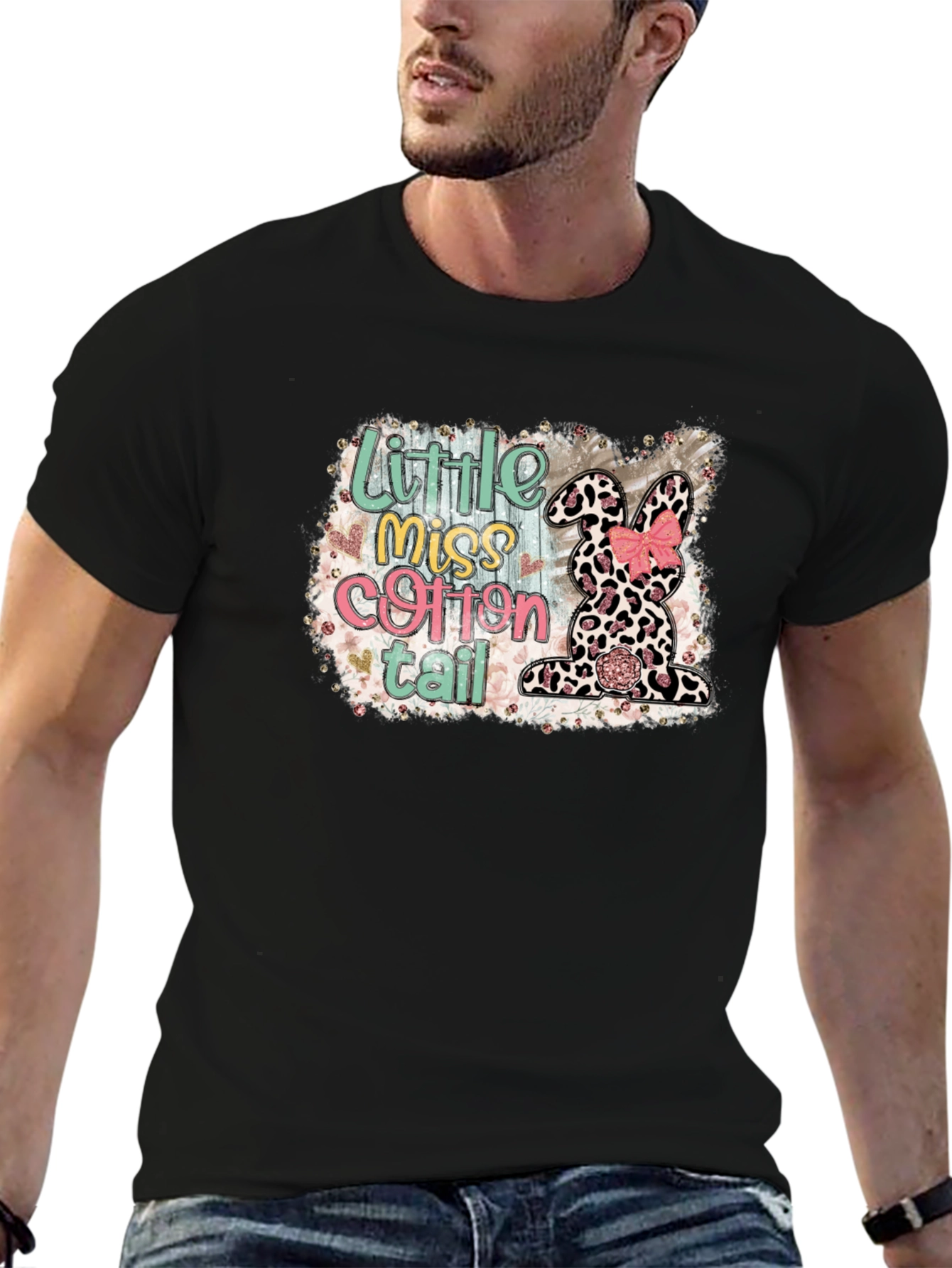 Little Miss Cottontail Easter Bunny T-Shirt