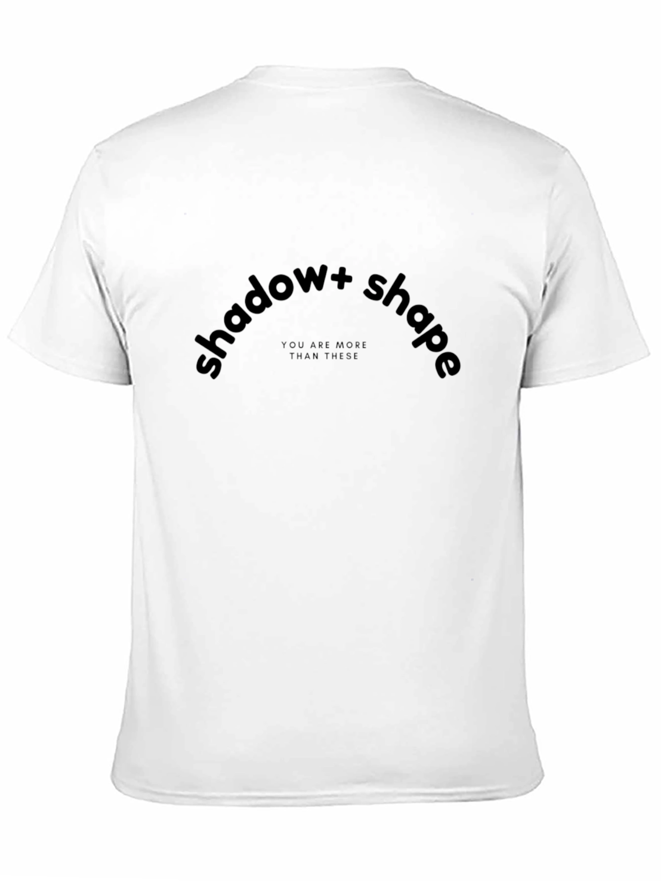 Shadow + Shape Black Graphic Tee