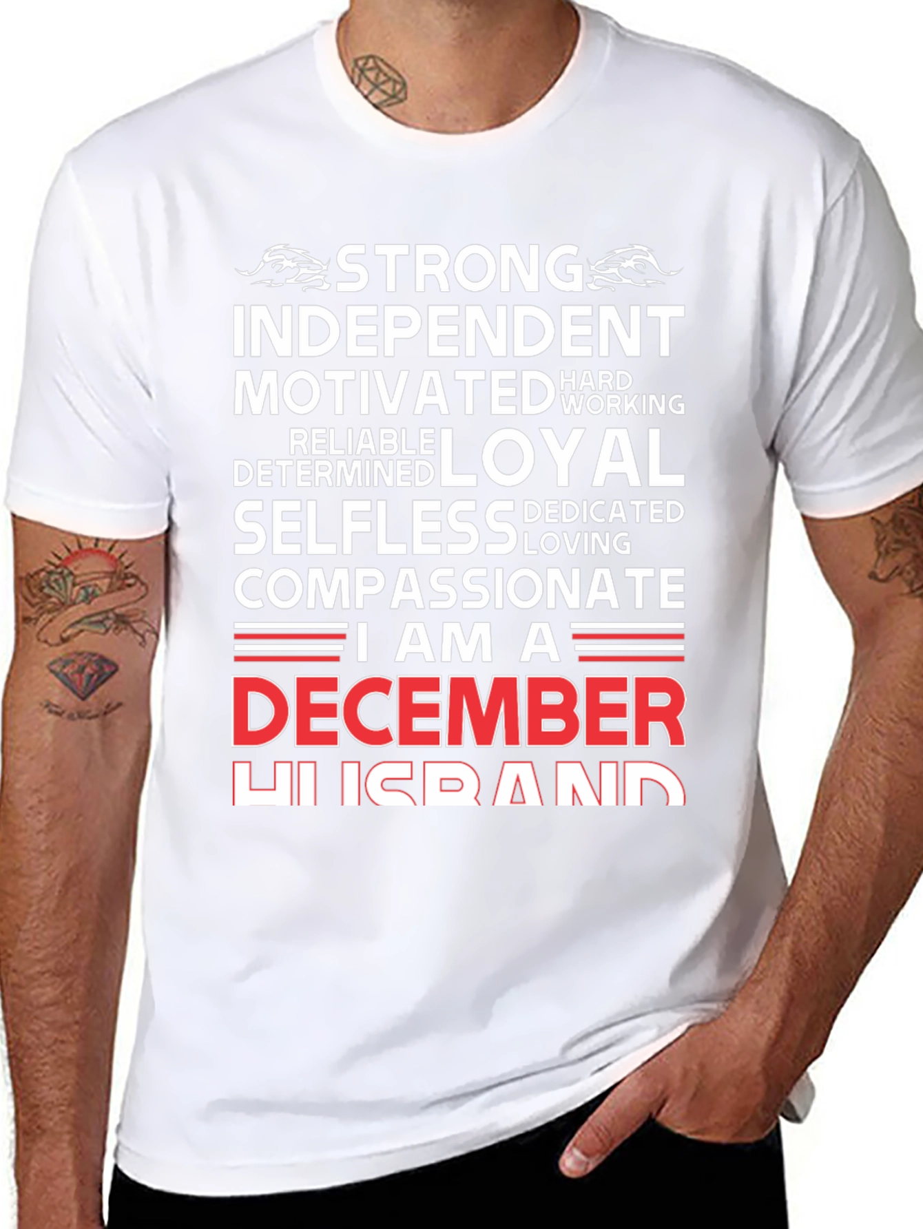 December Husband Graphic T-Shirt